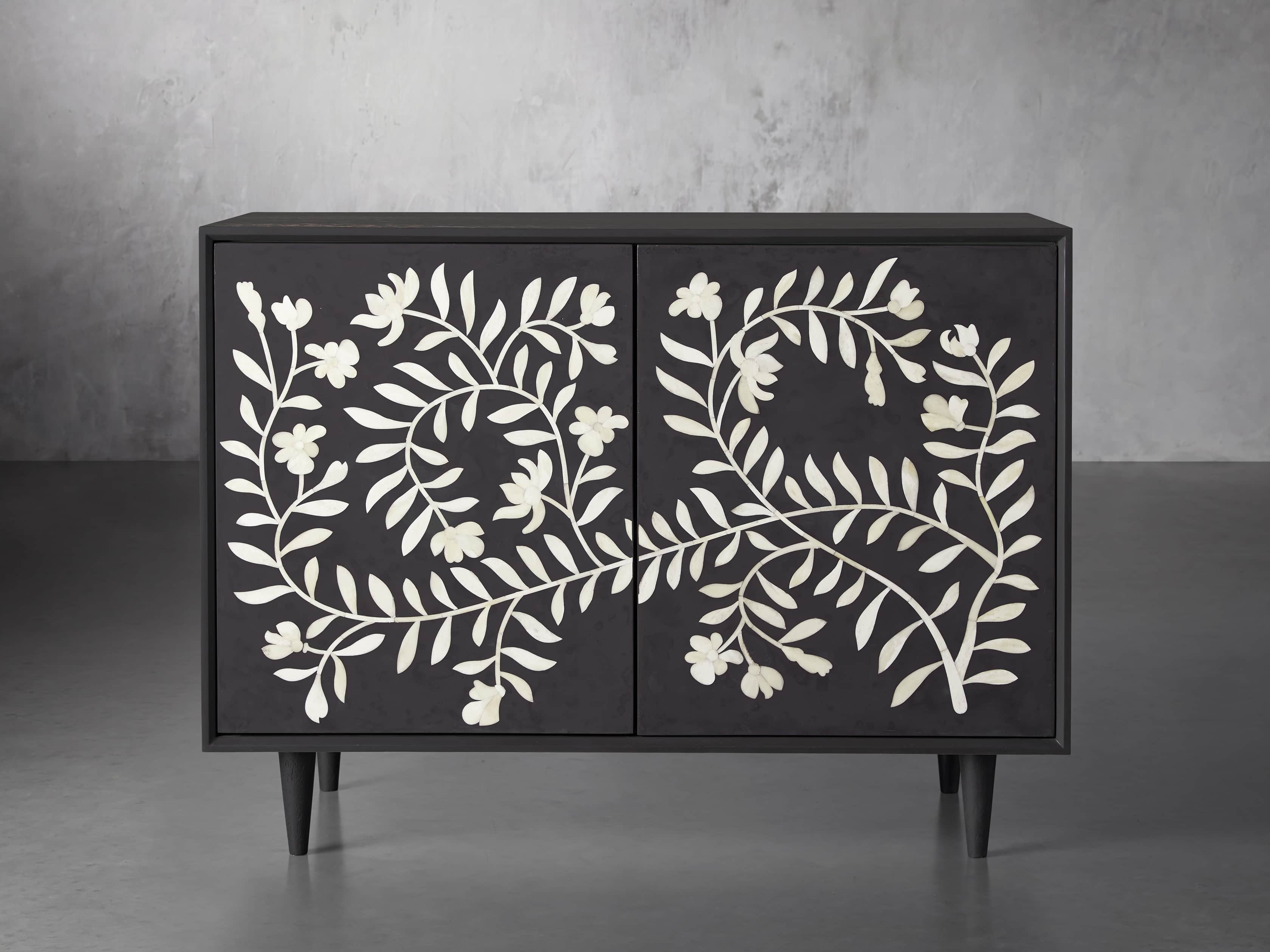 Divya 43" Two Door Cabinet in Night, slide 1 of 5