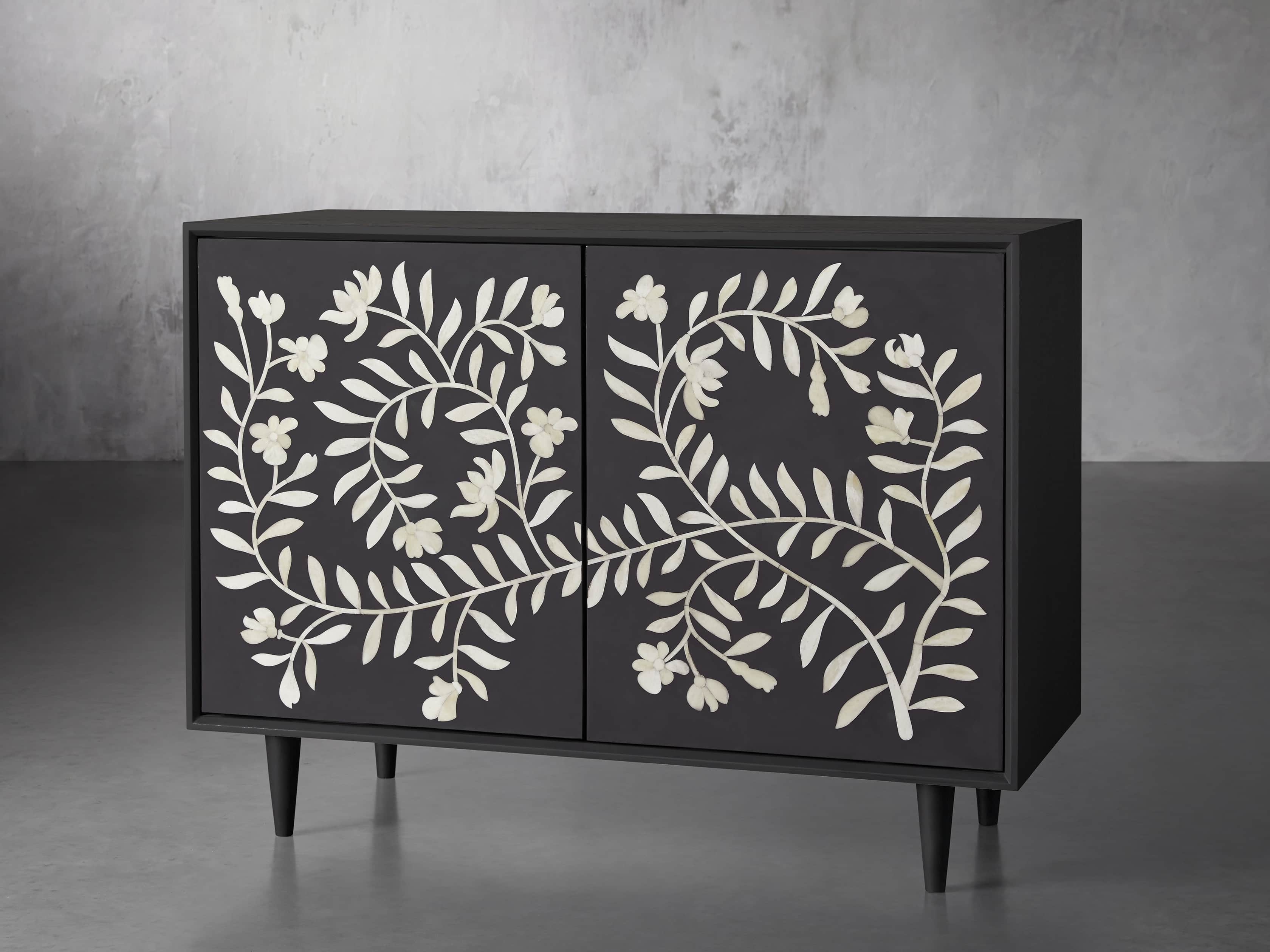 Divya 43" Two Door Cabinet in Night, slide 2 of 5