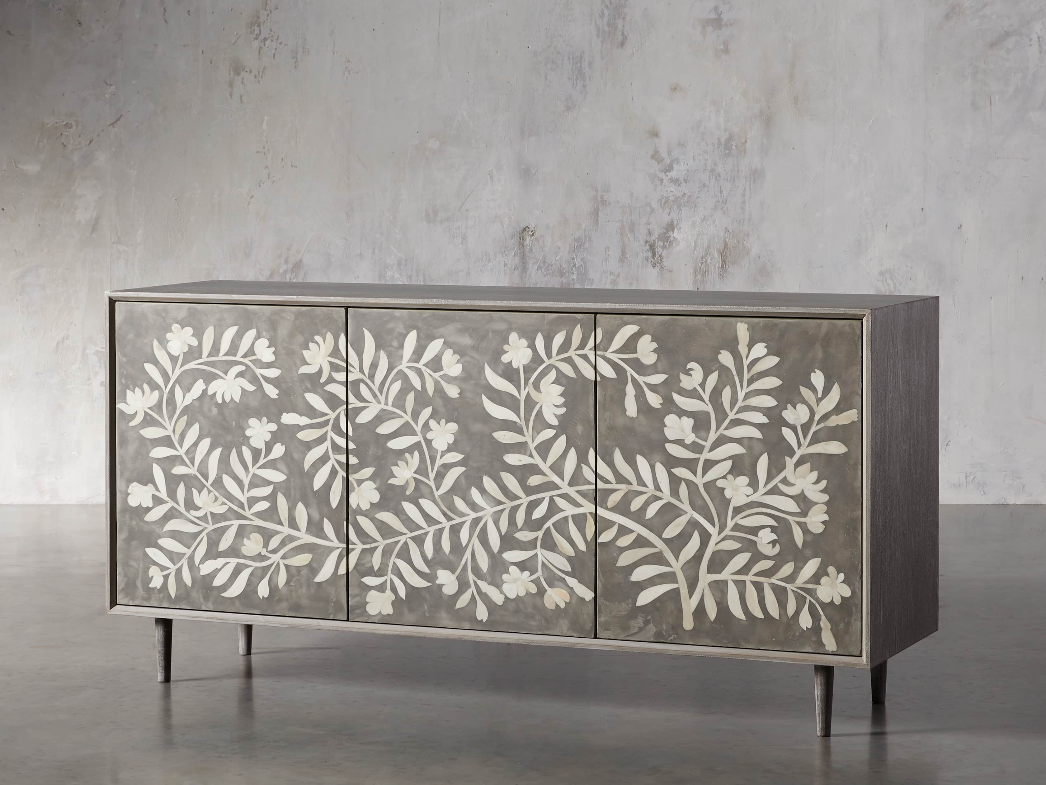Divya 64" Media Console in Dusk, slide 3 of 8