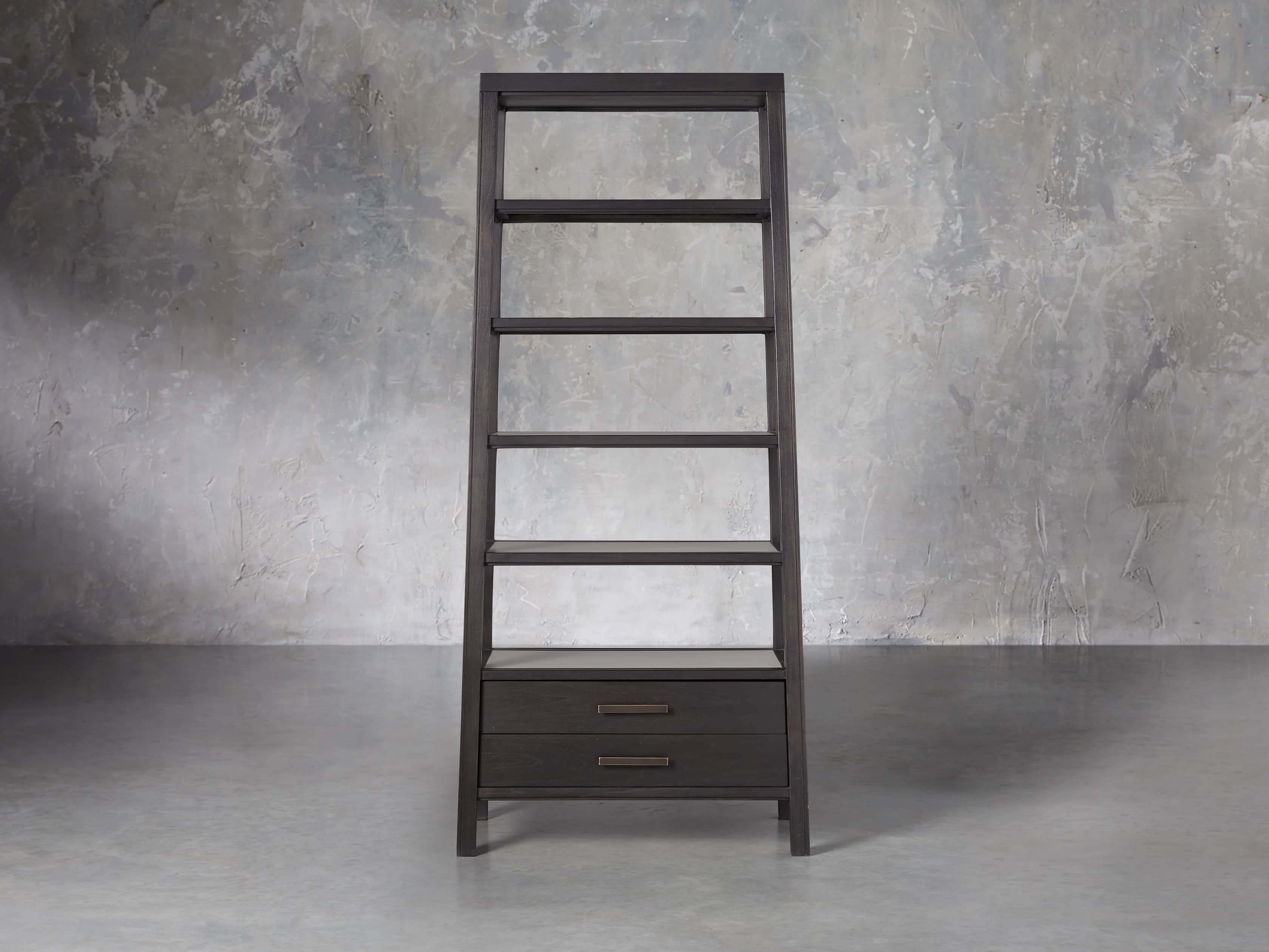 Euclid 36" Single Bookcase in Ristretto, slide 2 of 6