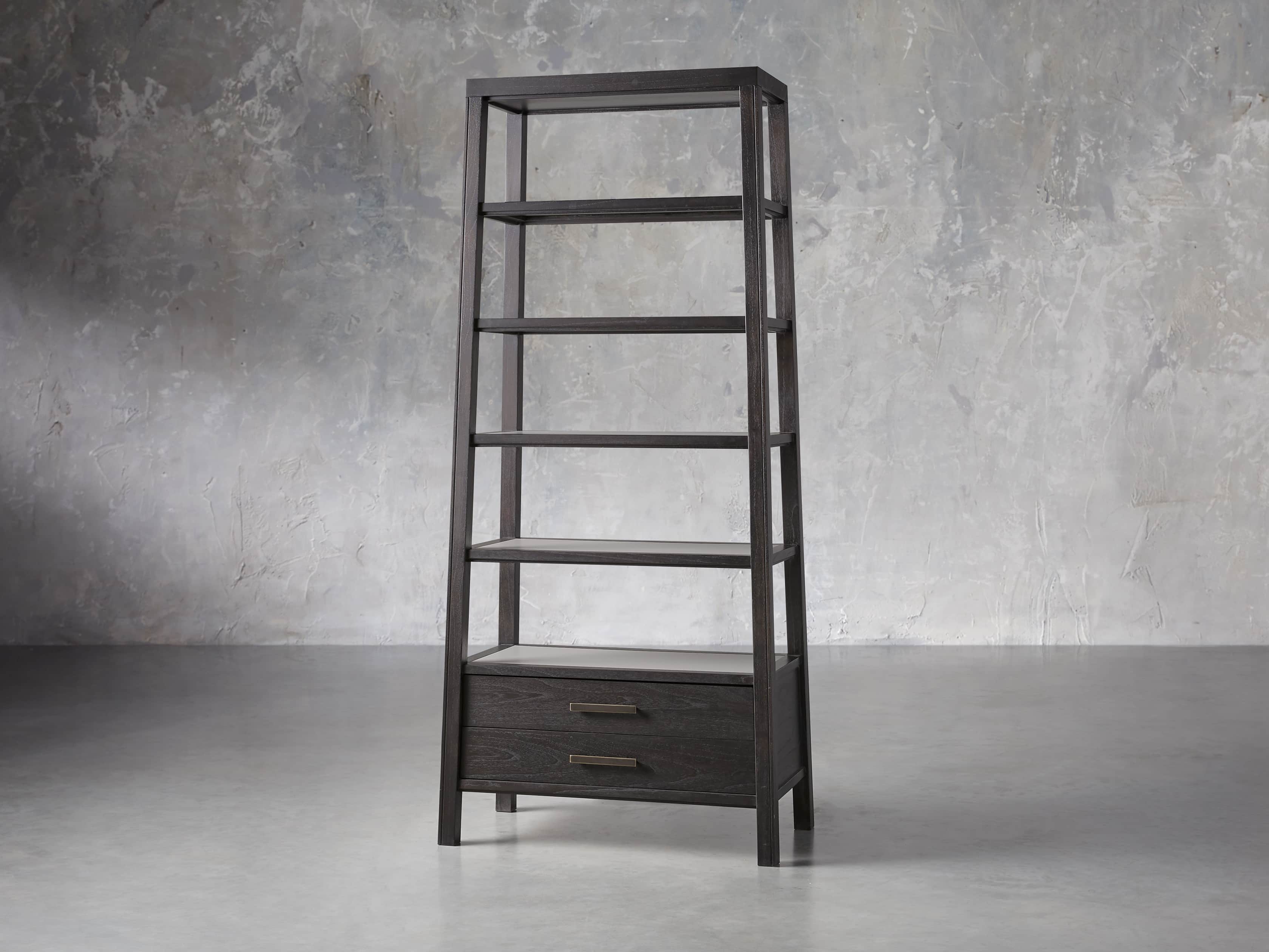Euclid 36" Single Bookcase in Ristretto, slide 3 of 6