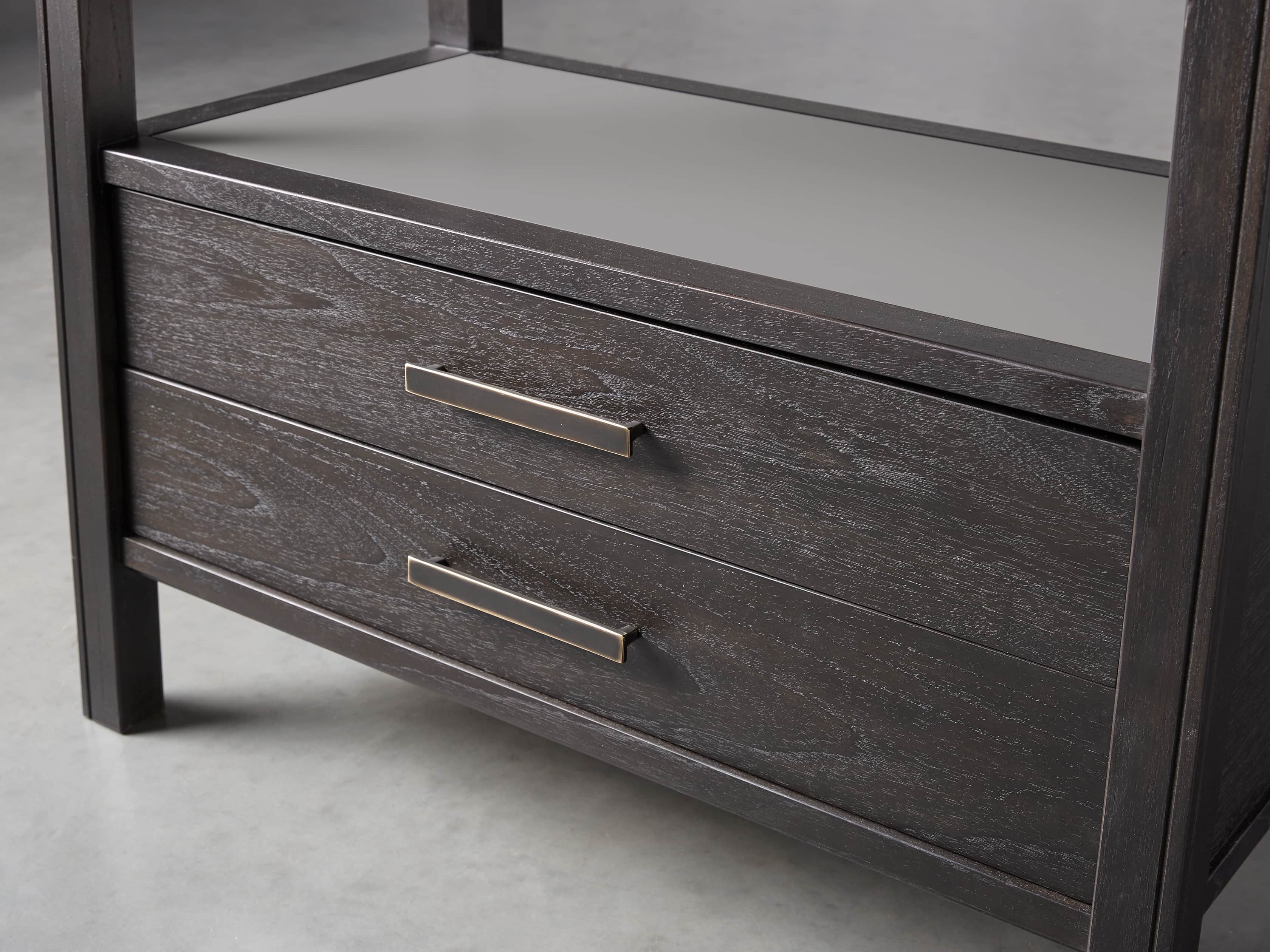 Euclid 36" Single Bookcase in Ristretto, slide 4 of 6