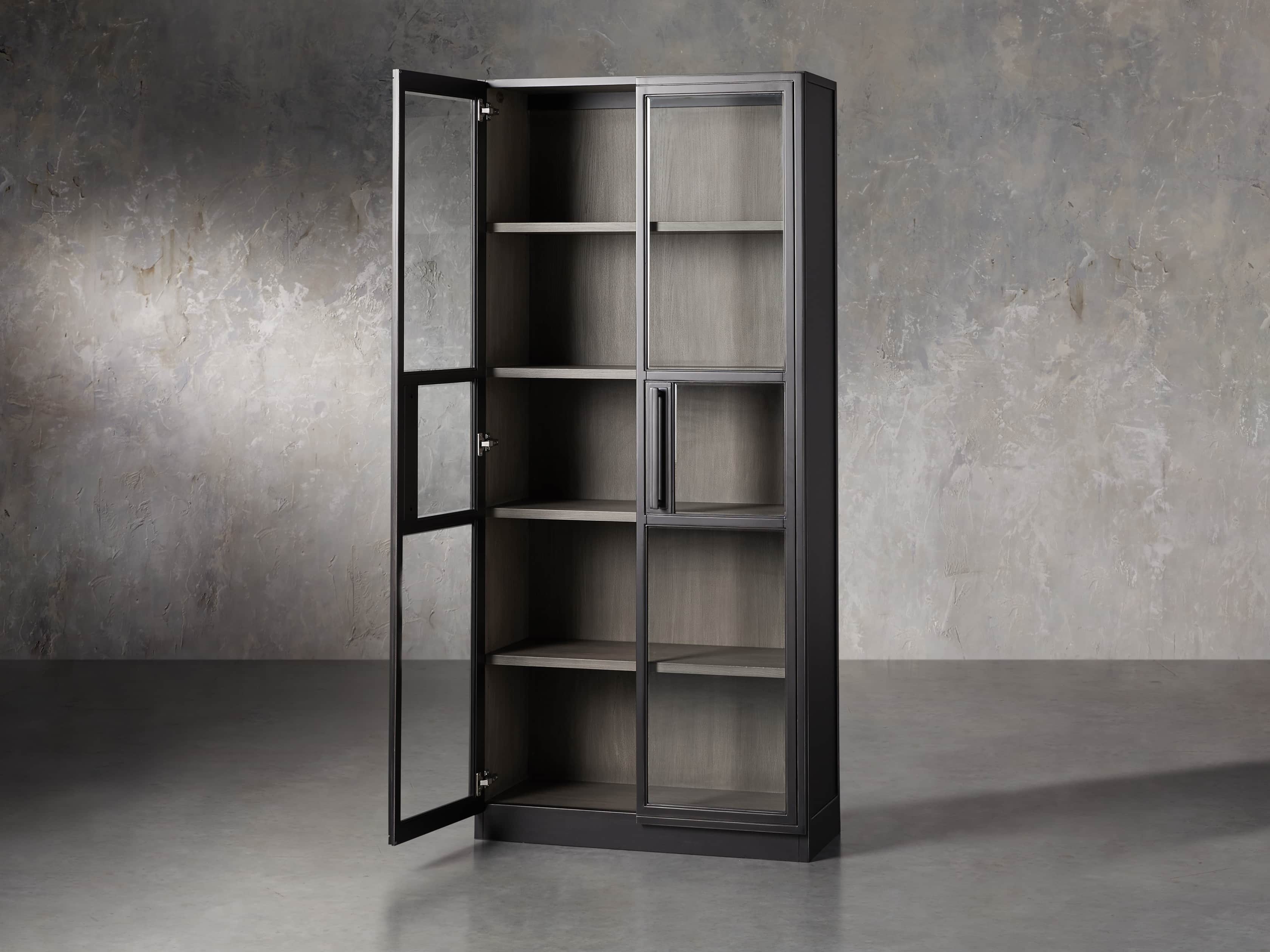Factory Frame 36" Cabinet in Usine Black, slide 4 of 7