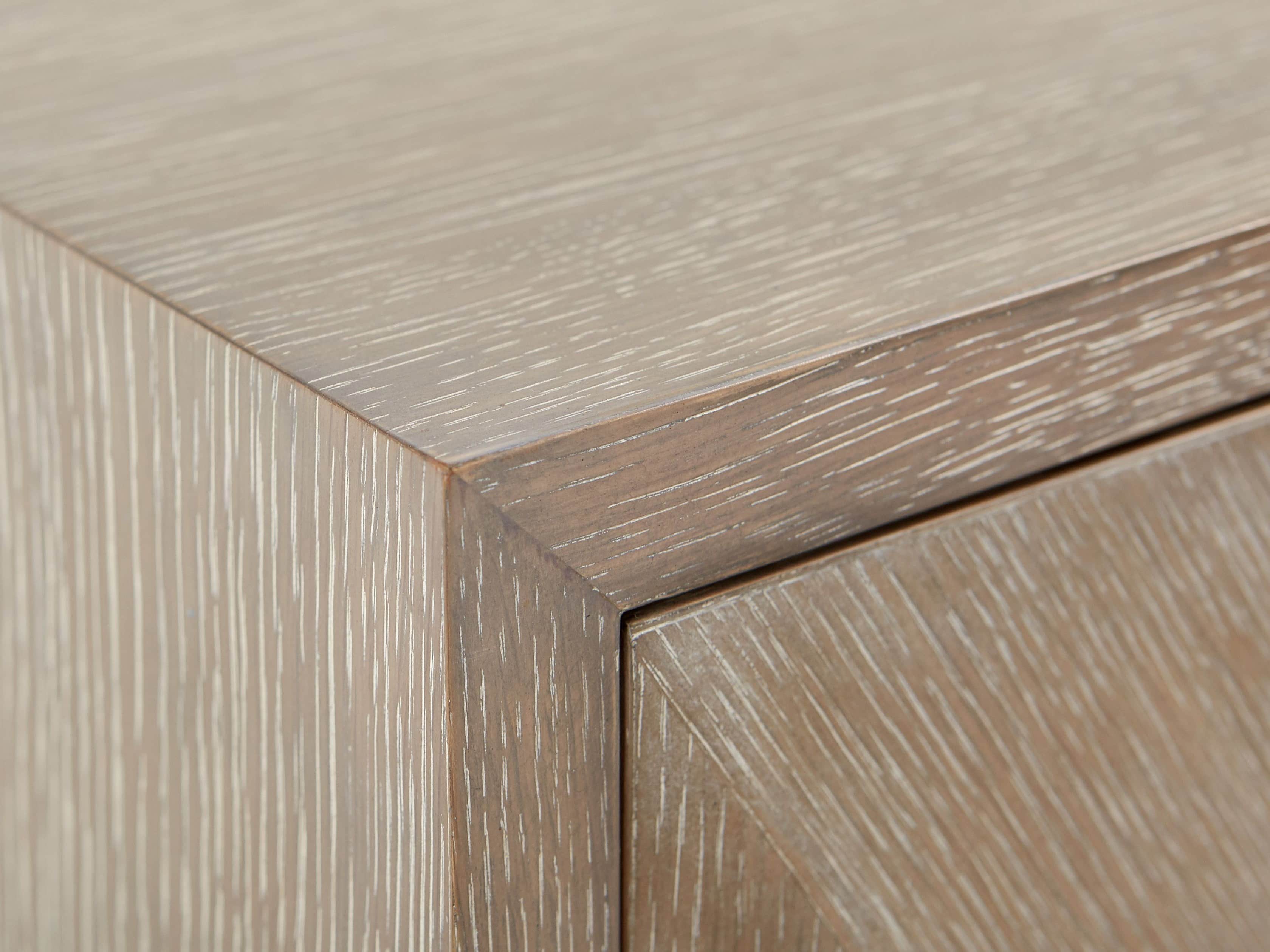 Geometric 69" Media Cabinet in Jepara Natural