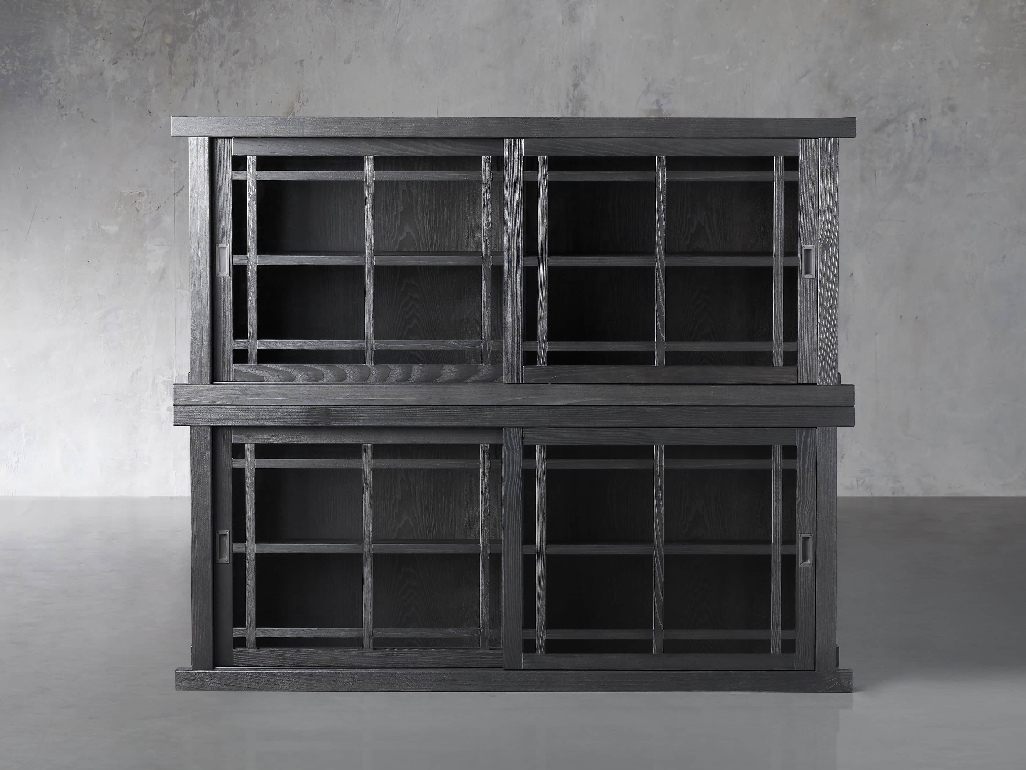 Spencer 71" Double Cabinet in Ebony, slide 1 of 4