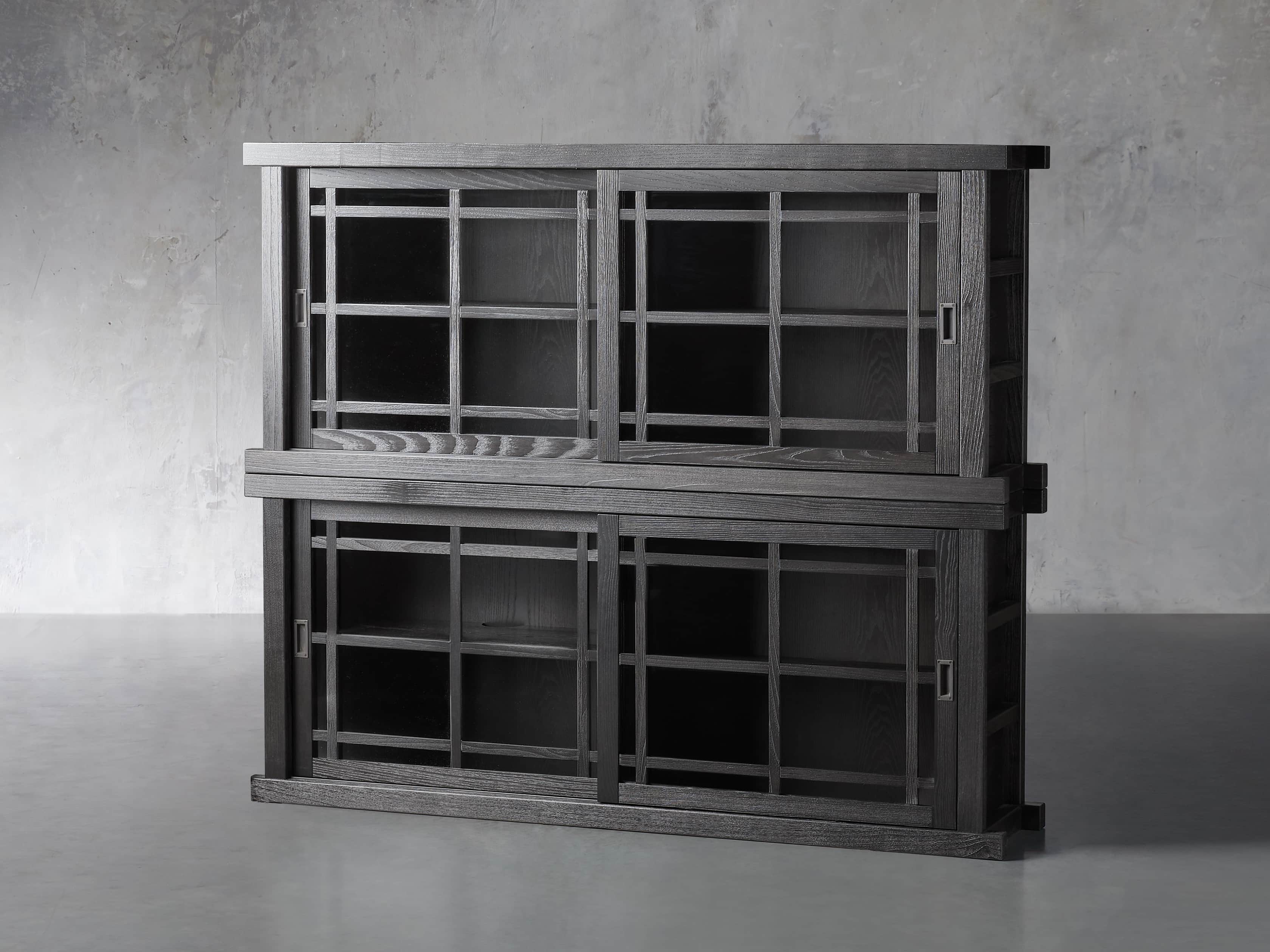 Spencer 71" Double Cabinet in Ebony, slide 2 of 4