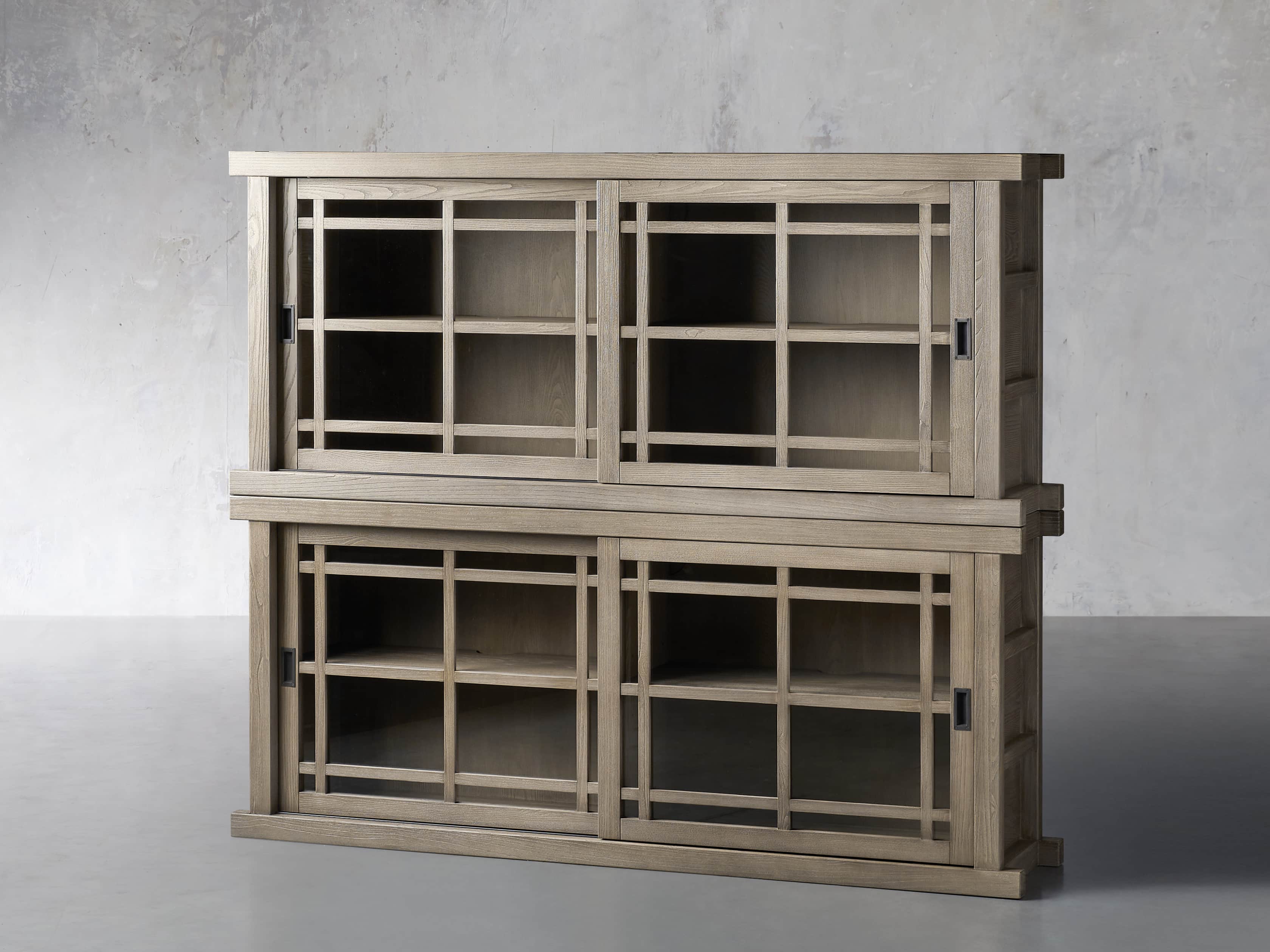 Sullivan 71" Double Cabinet in Shiitake, slide 2 of 4