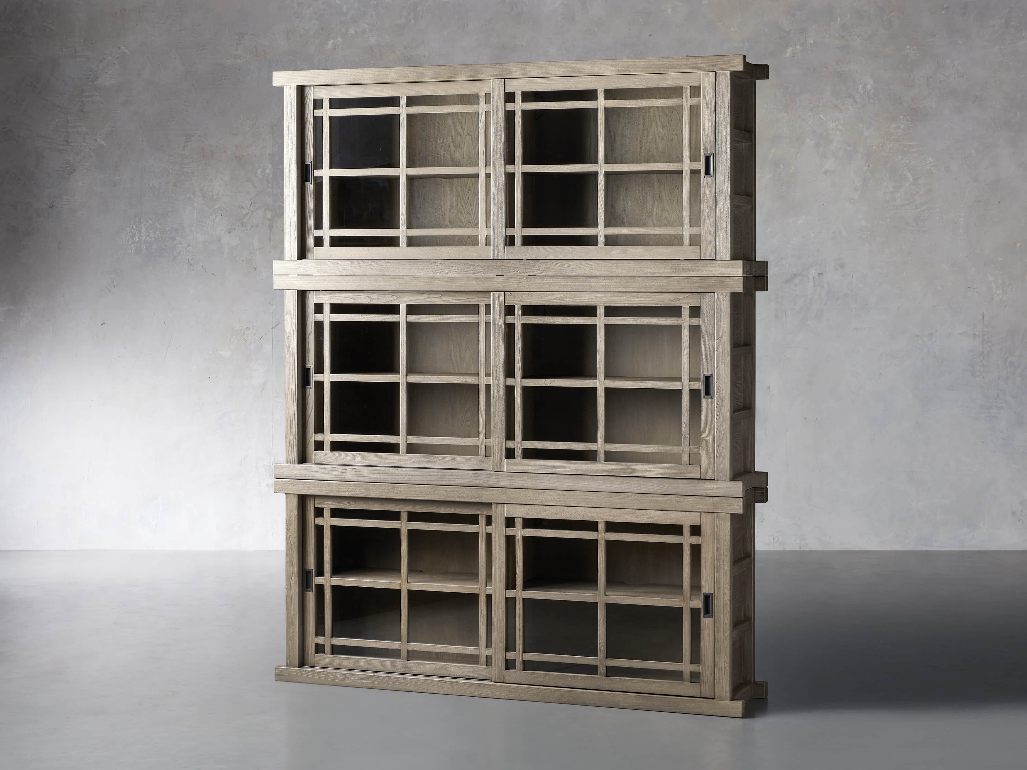 Spencer Glass Triple Cabinet – Arhaus