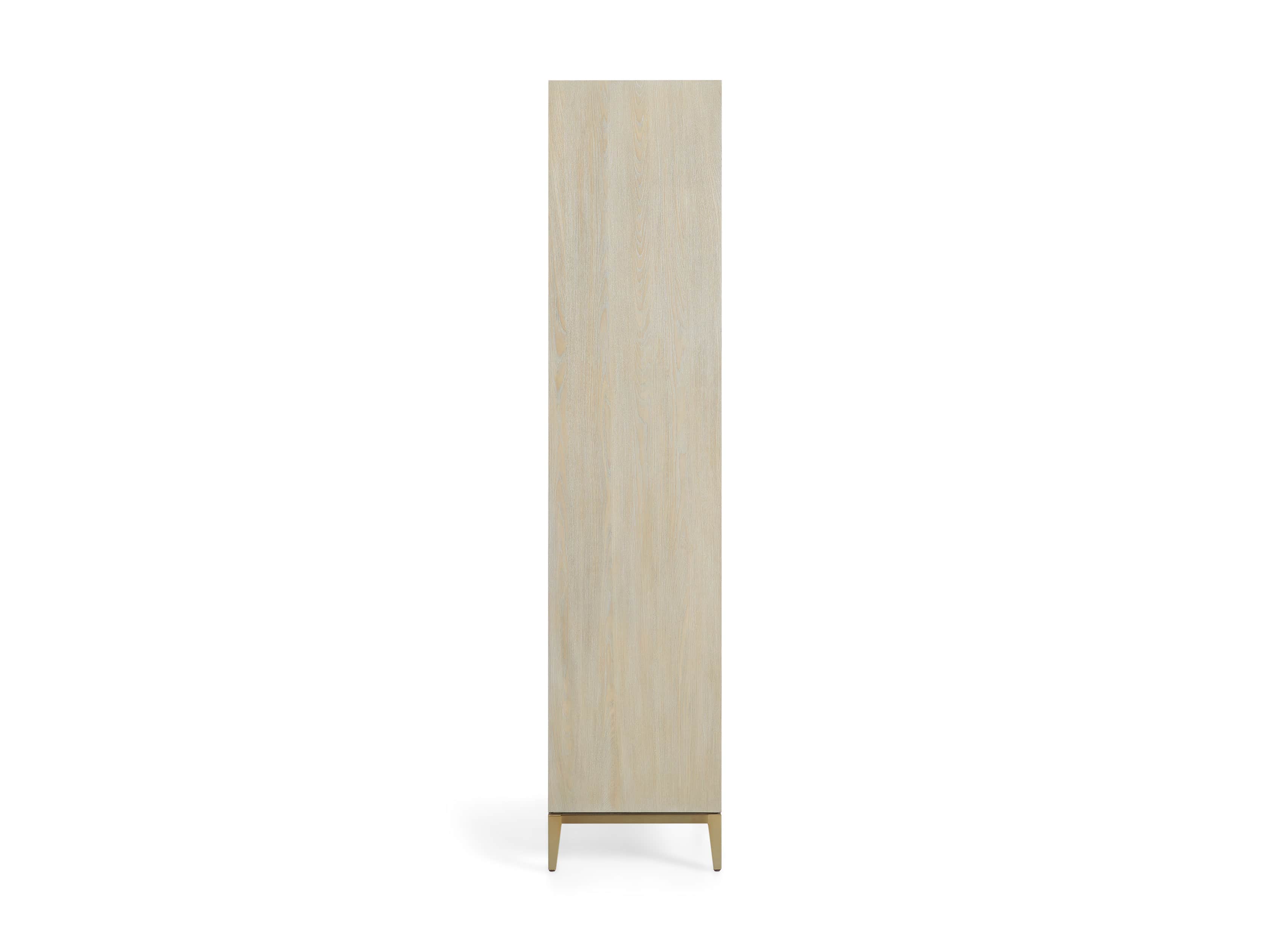 Malone 38" Display Cabinet in Shagreen Bone, slide 9 of 9