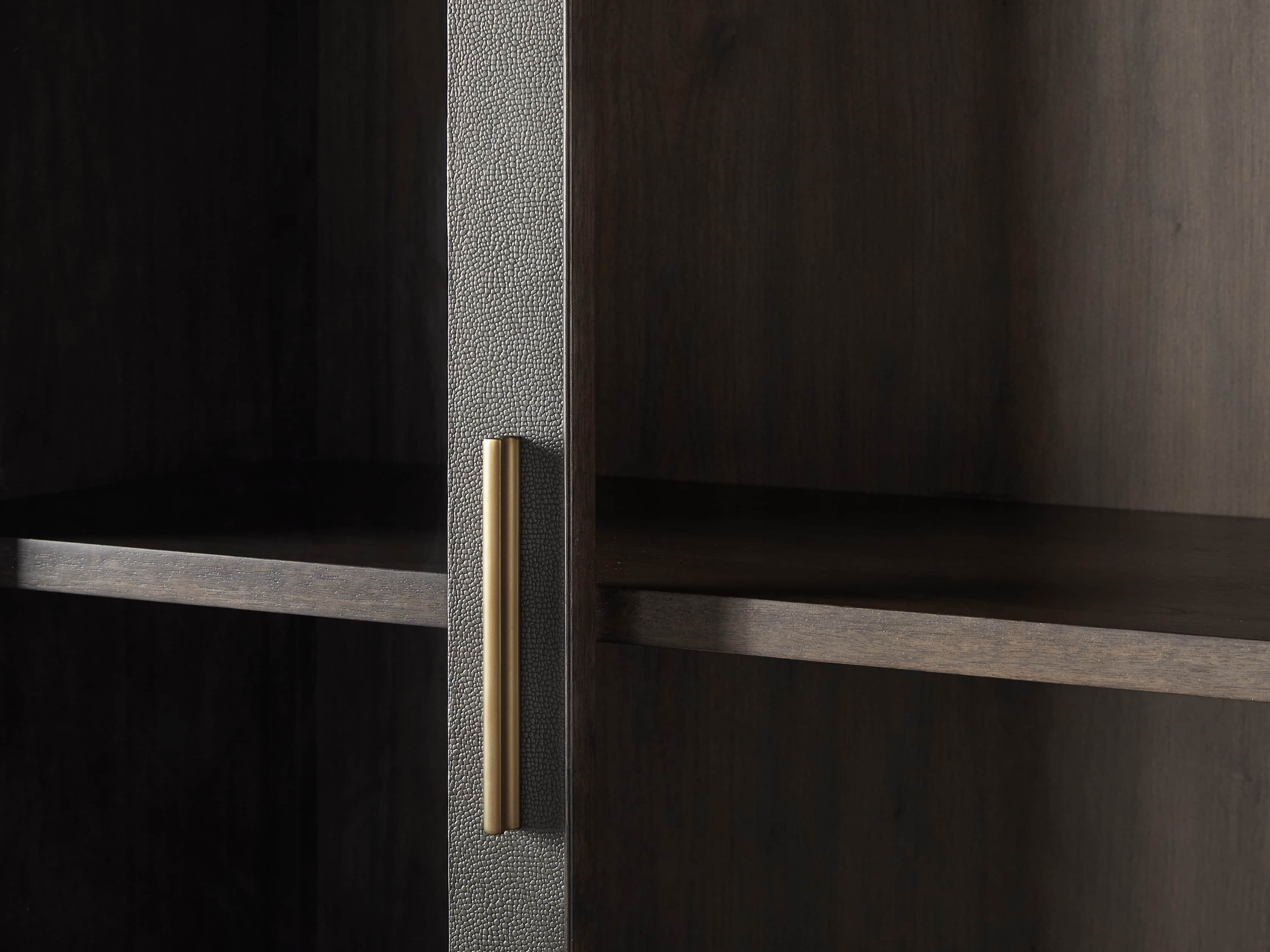 Malone 38" Display Cabinet with Glass Doors in Dark Walnut, slide 5 of 8
