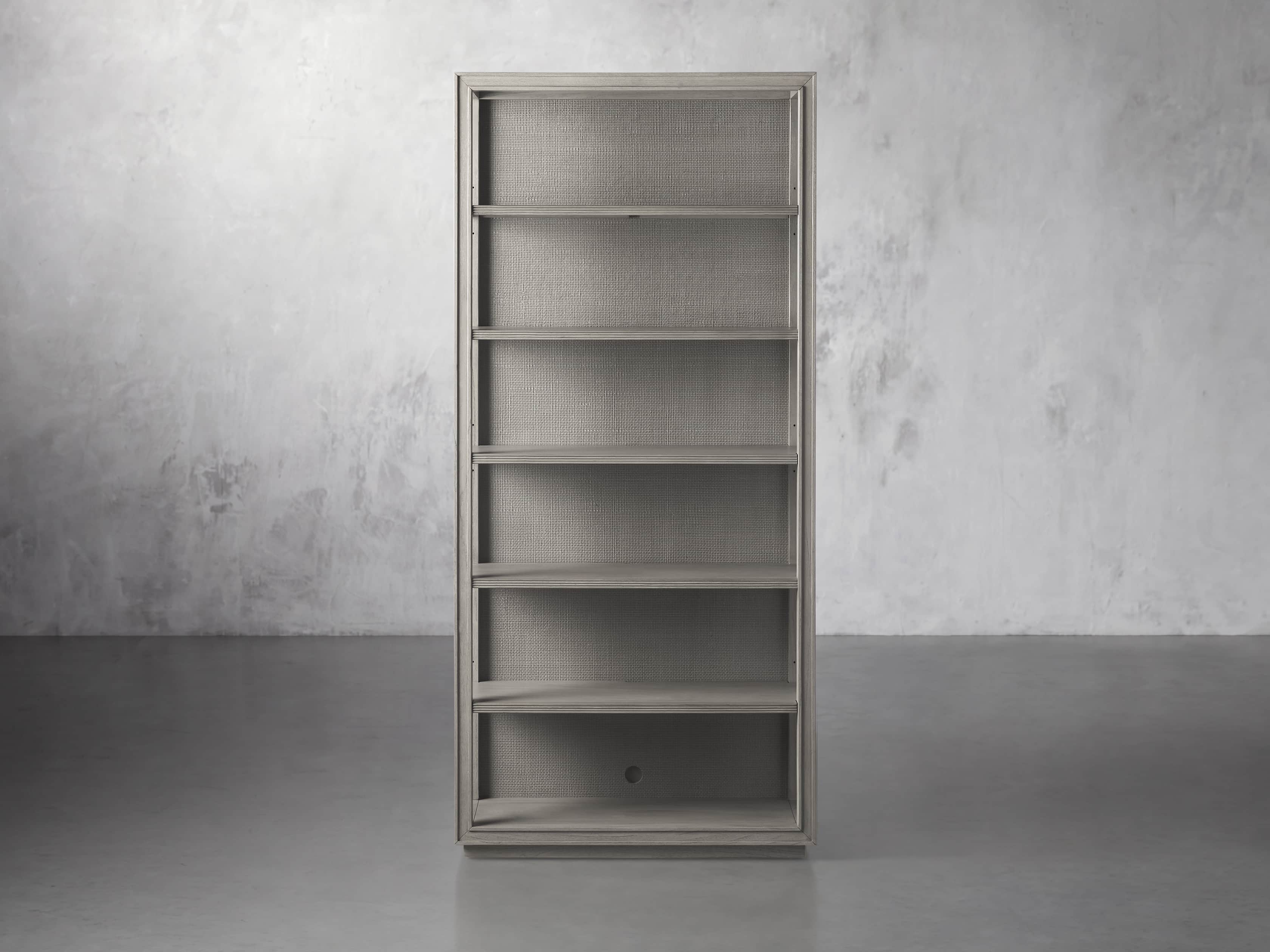 Pearson 38" Open Bookcase in Fog, slide 1 of 4