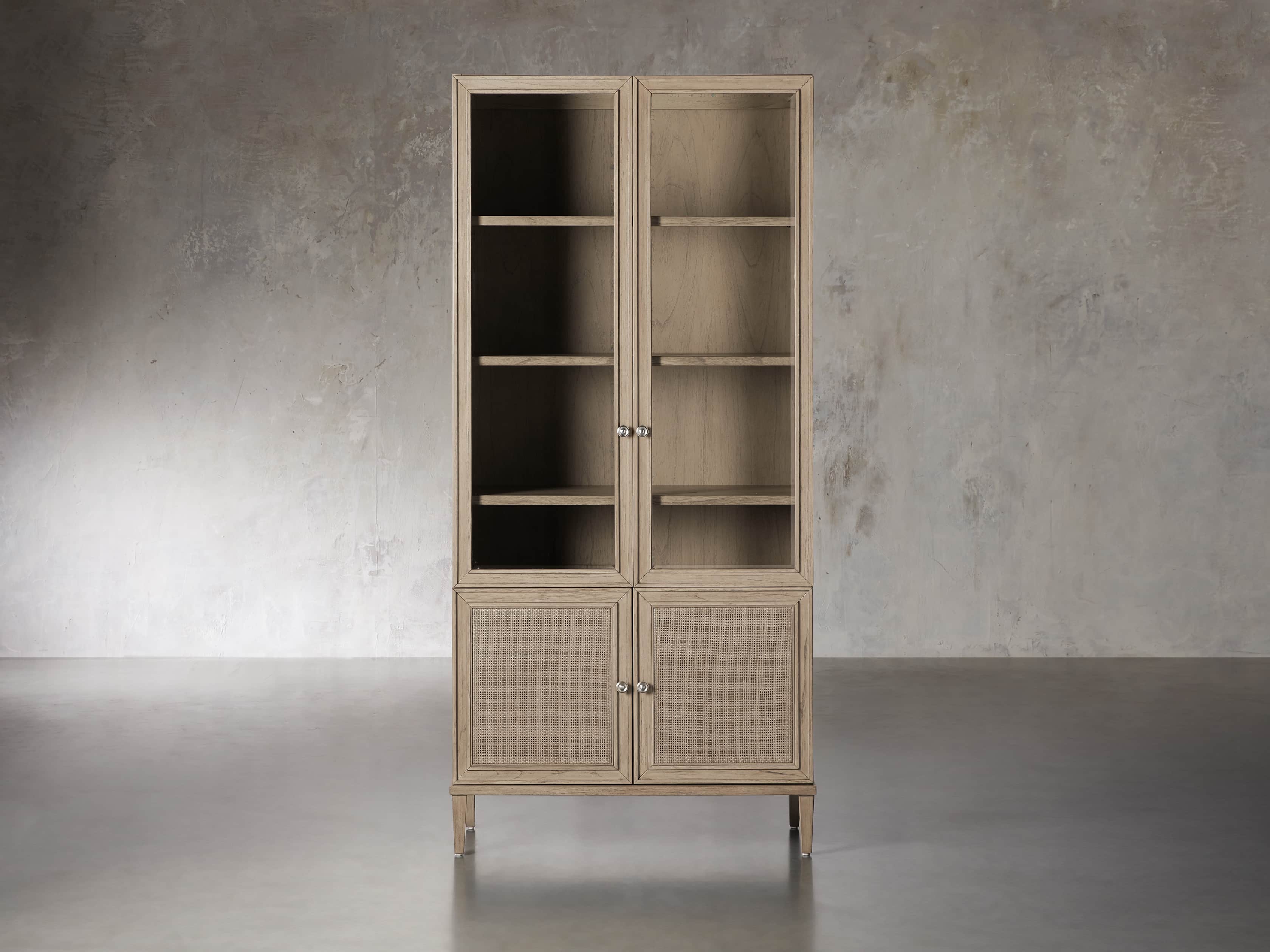 Pearson 38" Four Door Cabinet in Natural, slide 1 of 5