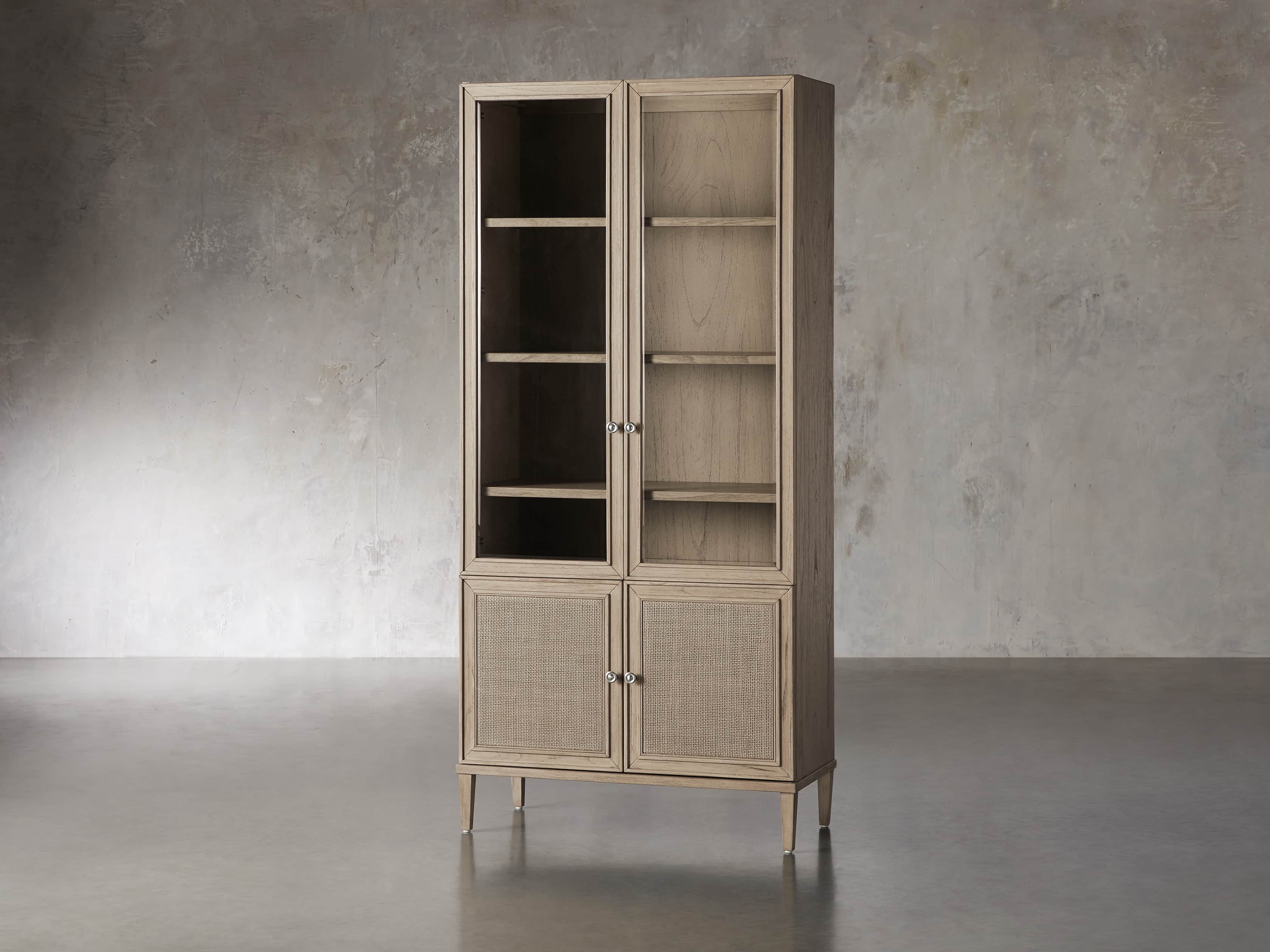 Pearson 38" Four Door Cabinet in Natural, slide 2 of 5