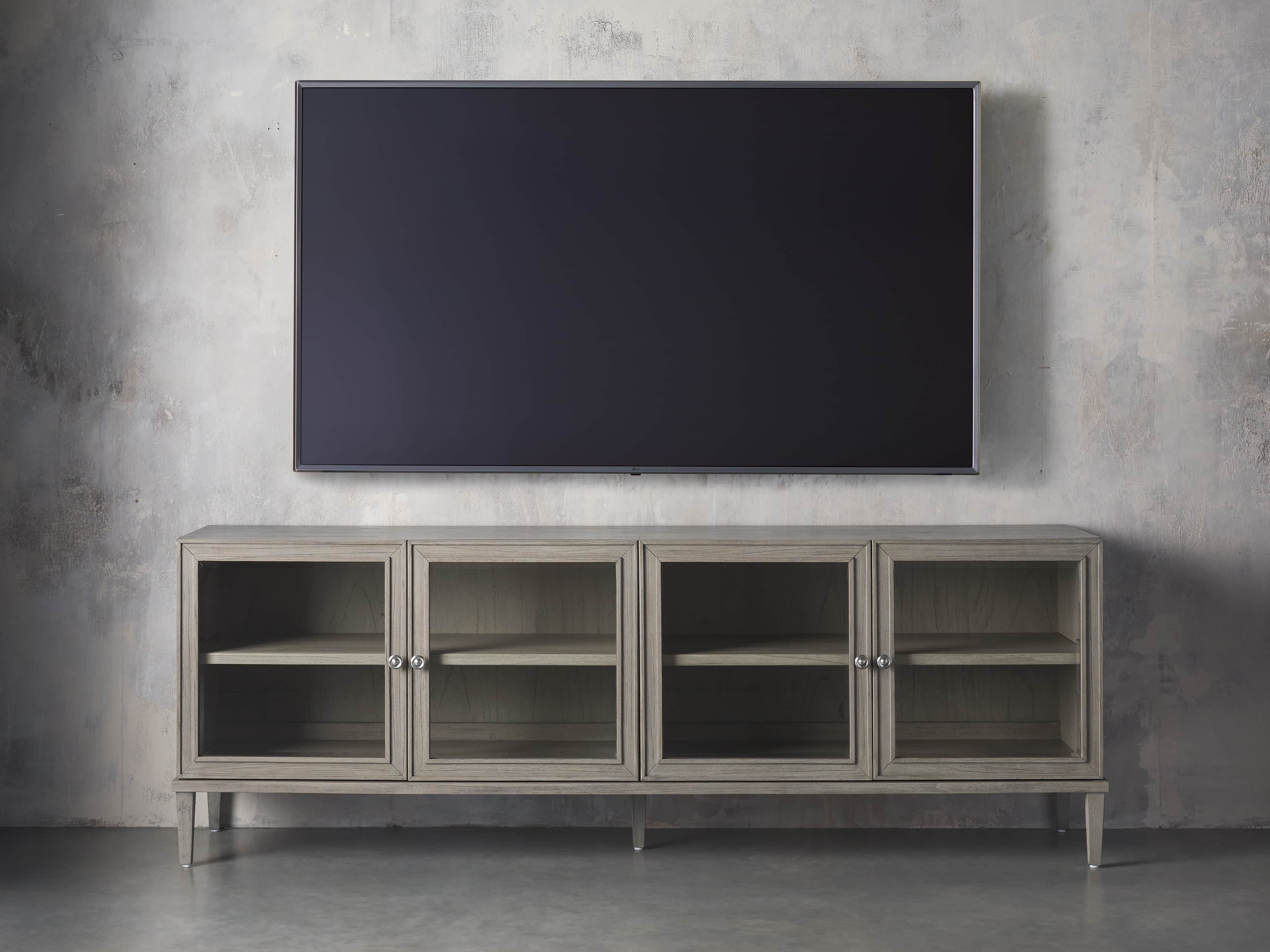 Pearson Glass Media Console Arhaus