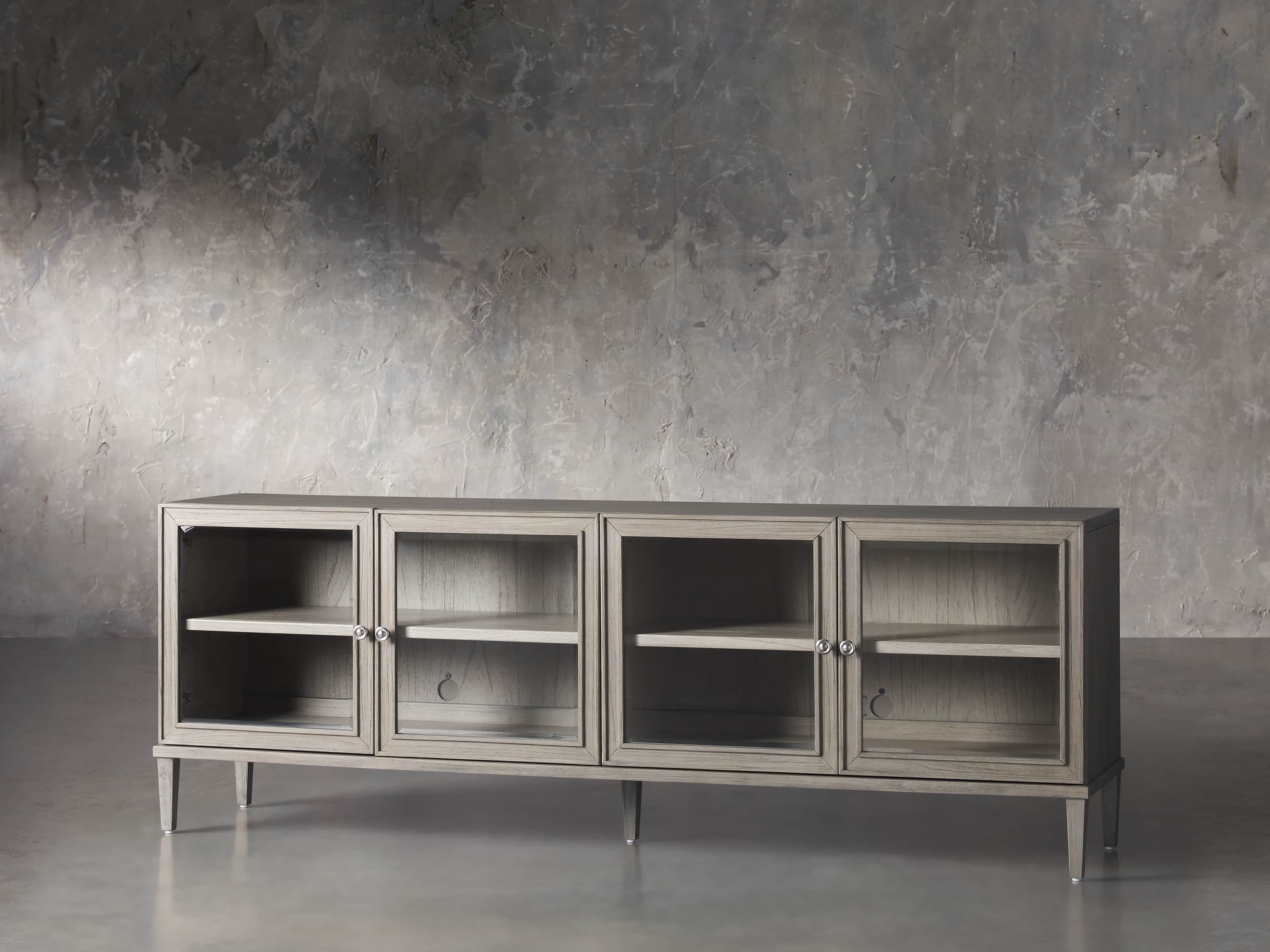 Pearson Glass Media Console Arhaus