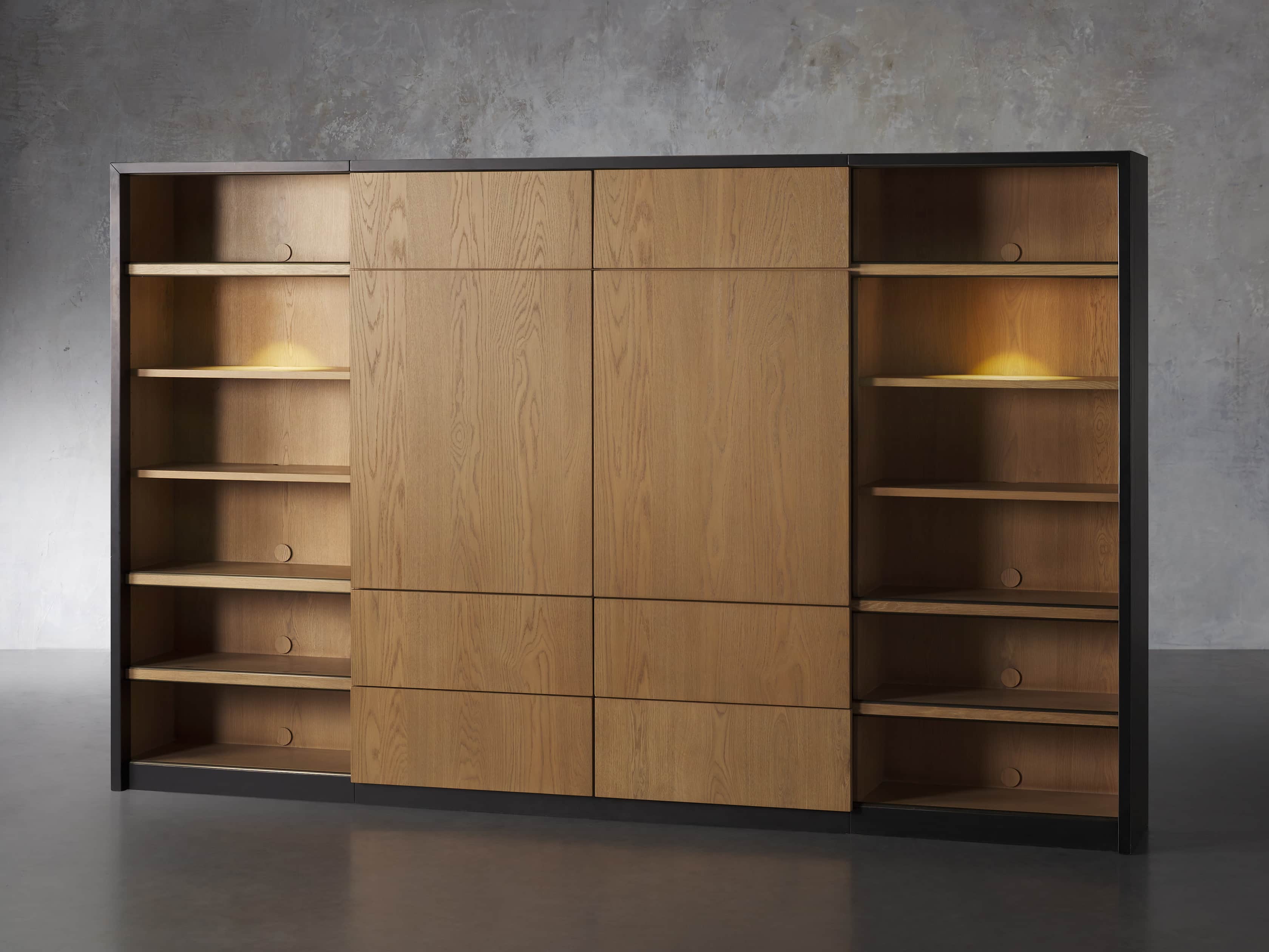 Reed Wall Unit in Usine Black, slide 4 of 12