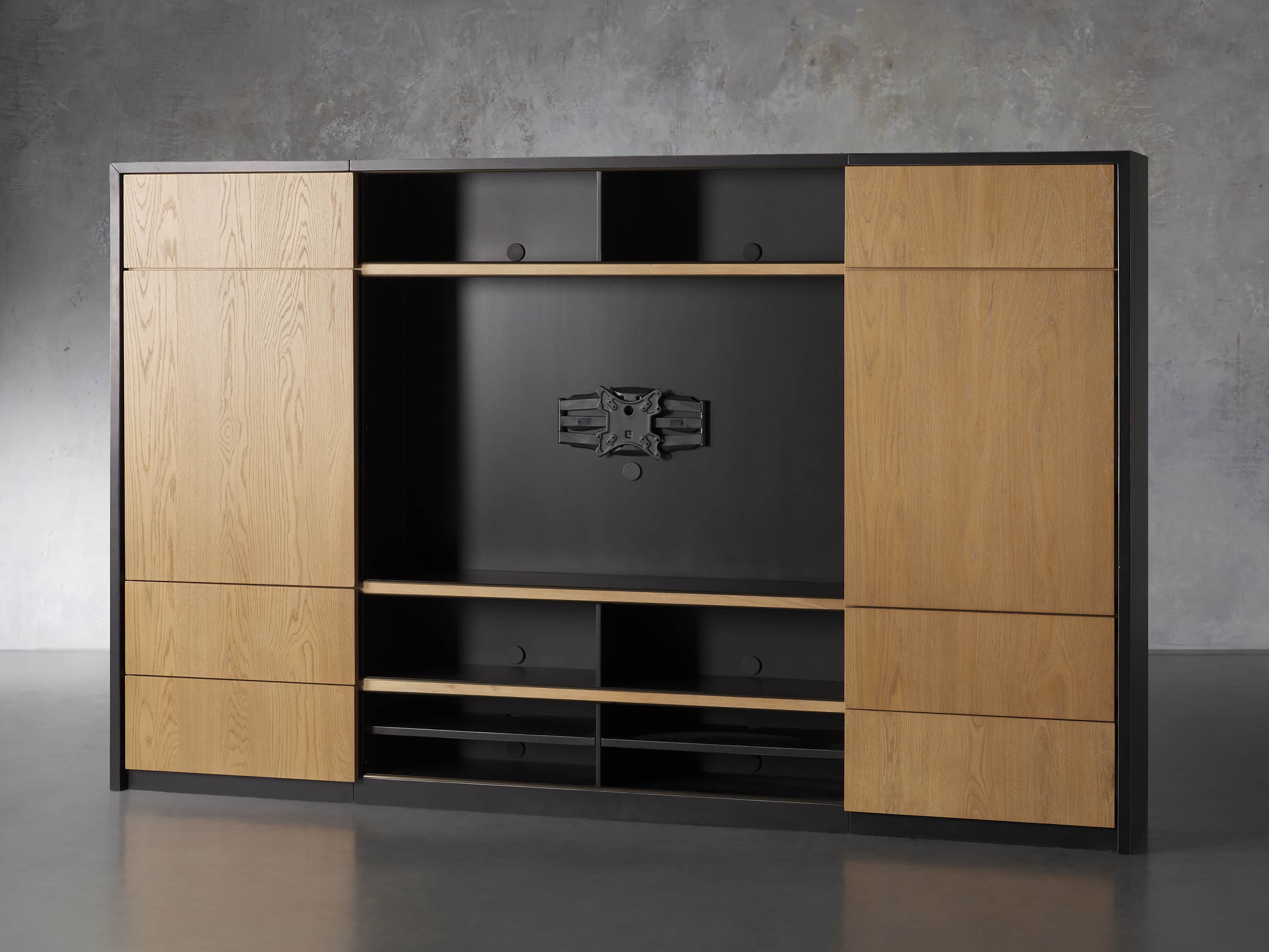 Reed Wall Unit in Usine Black, slide 5 of 12
