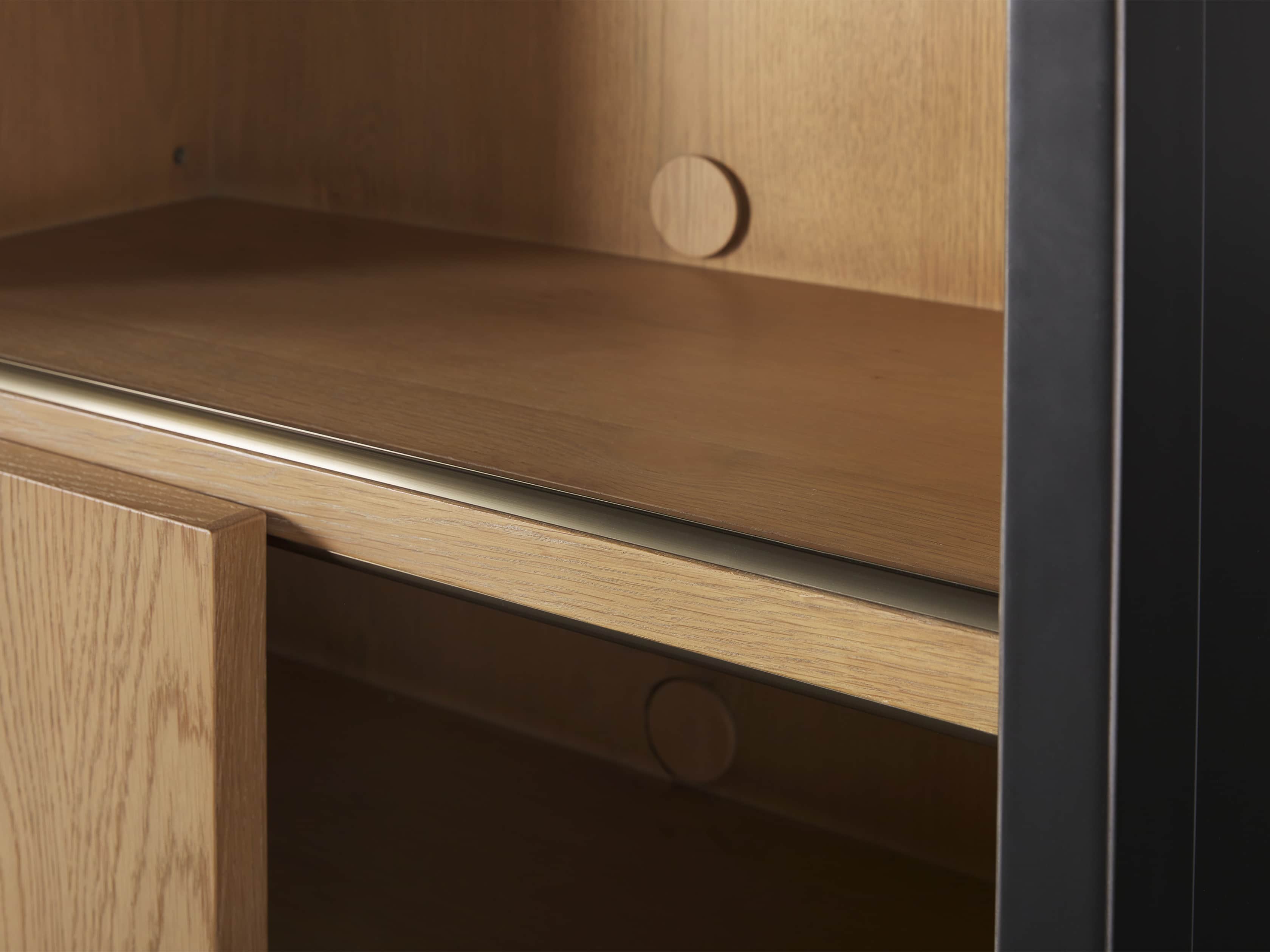 Reed Wall Unit in Usine Black, slide 10 of 12
