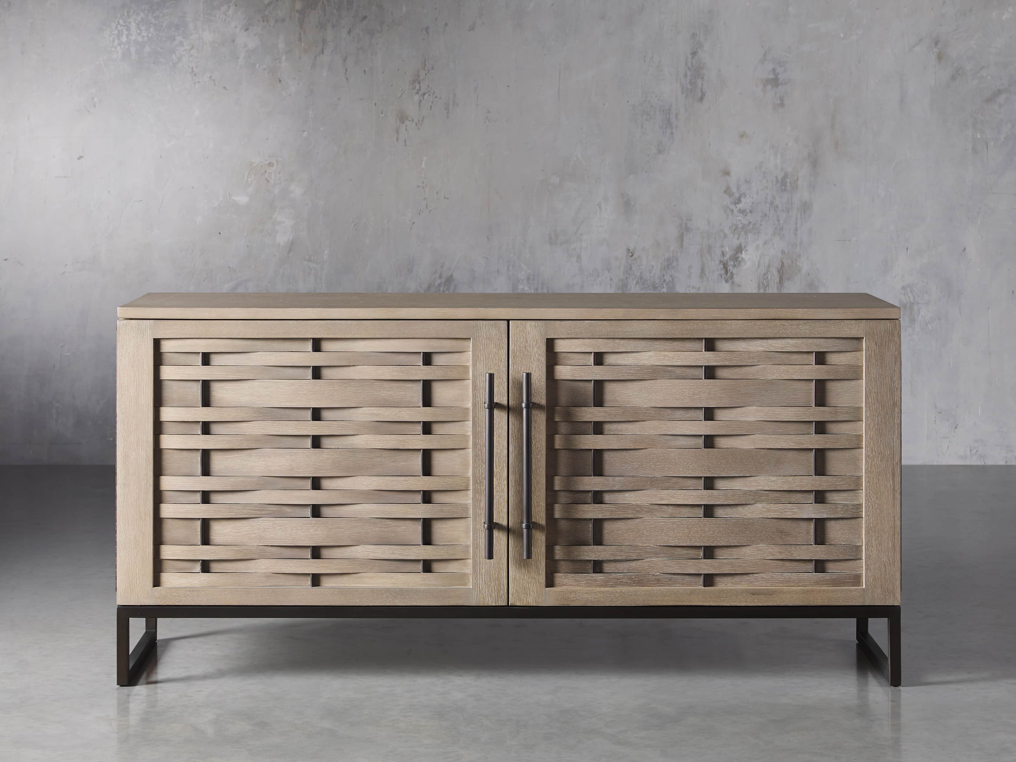 Reye 67" Media Cabinet in Cove Almond, slide 1 of 5