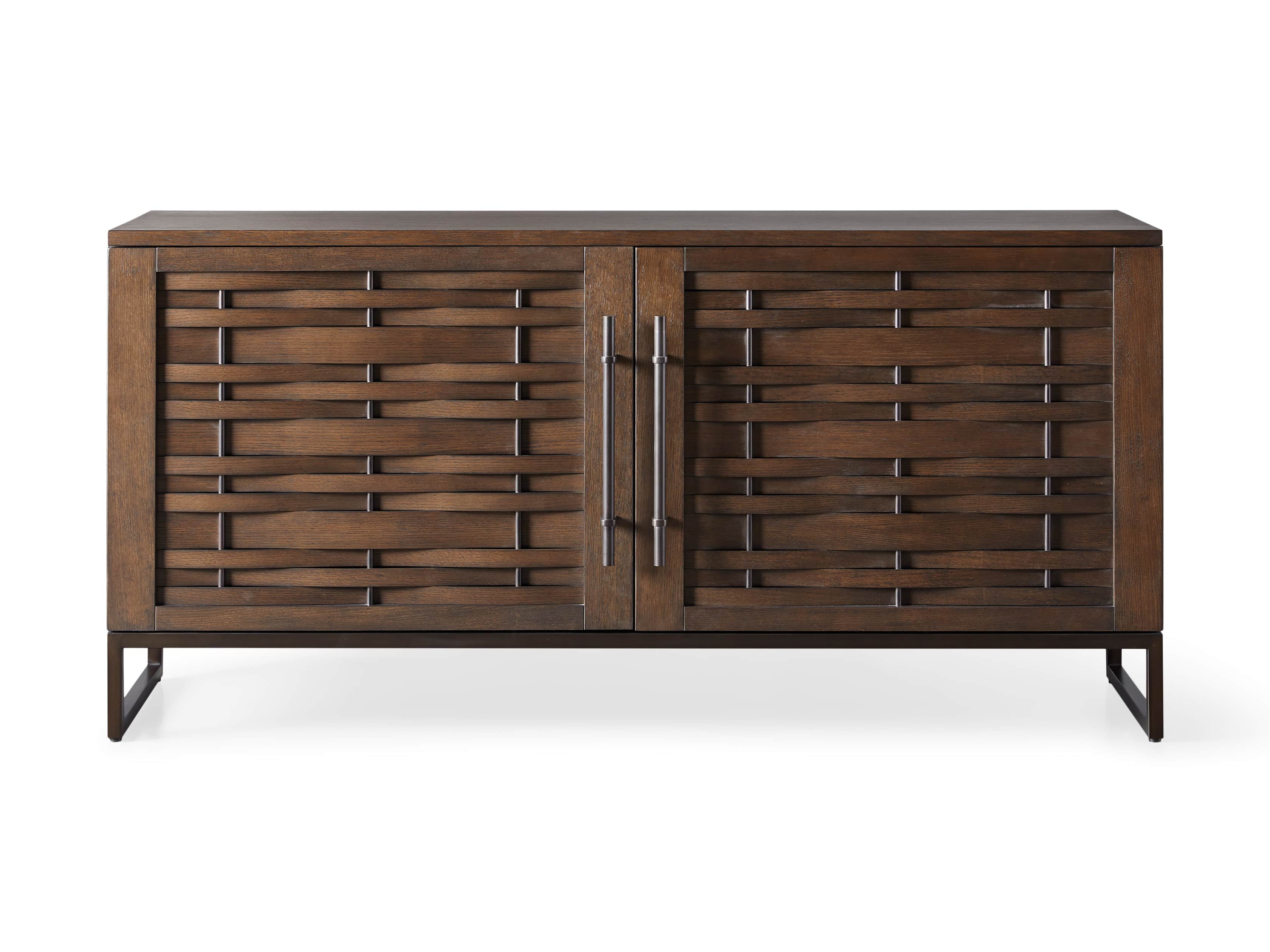 Reye 67" Media Cabinet in Smoked Bronze, slide 5 of 5