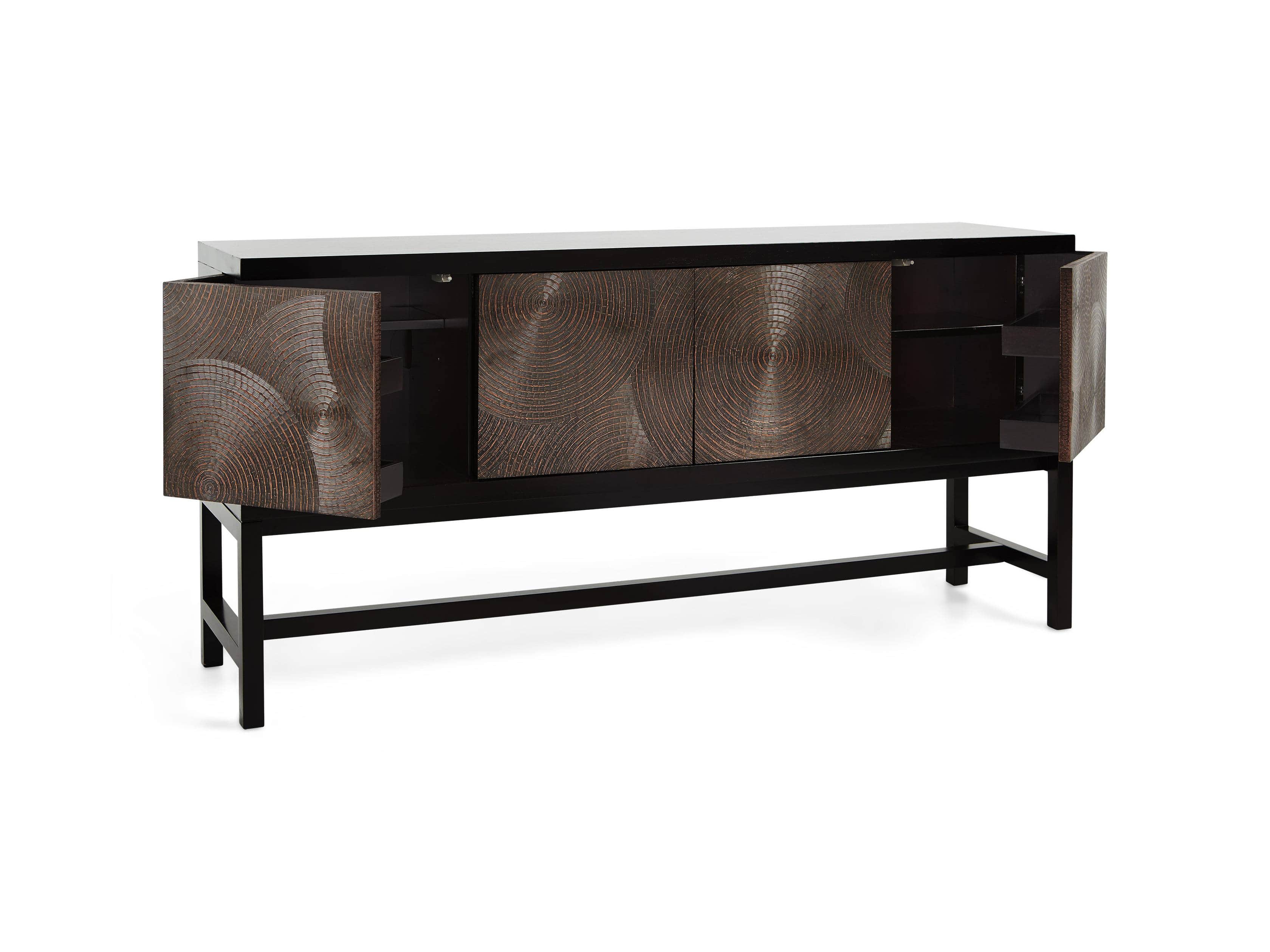 Reynolds Media Cabinet in Cafe Noir