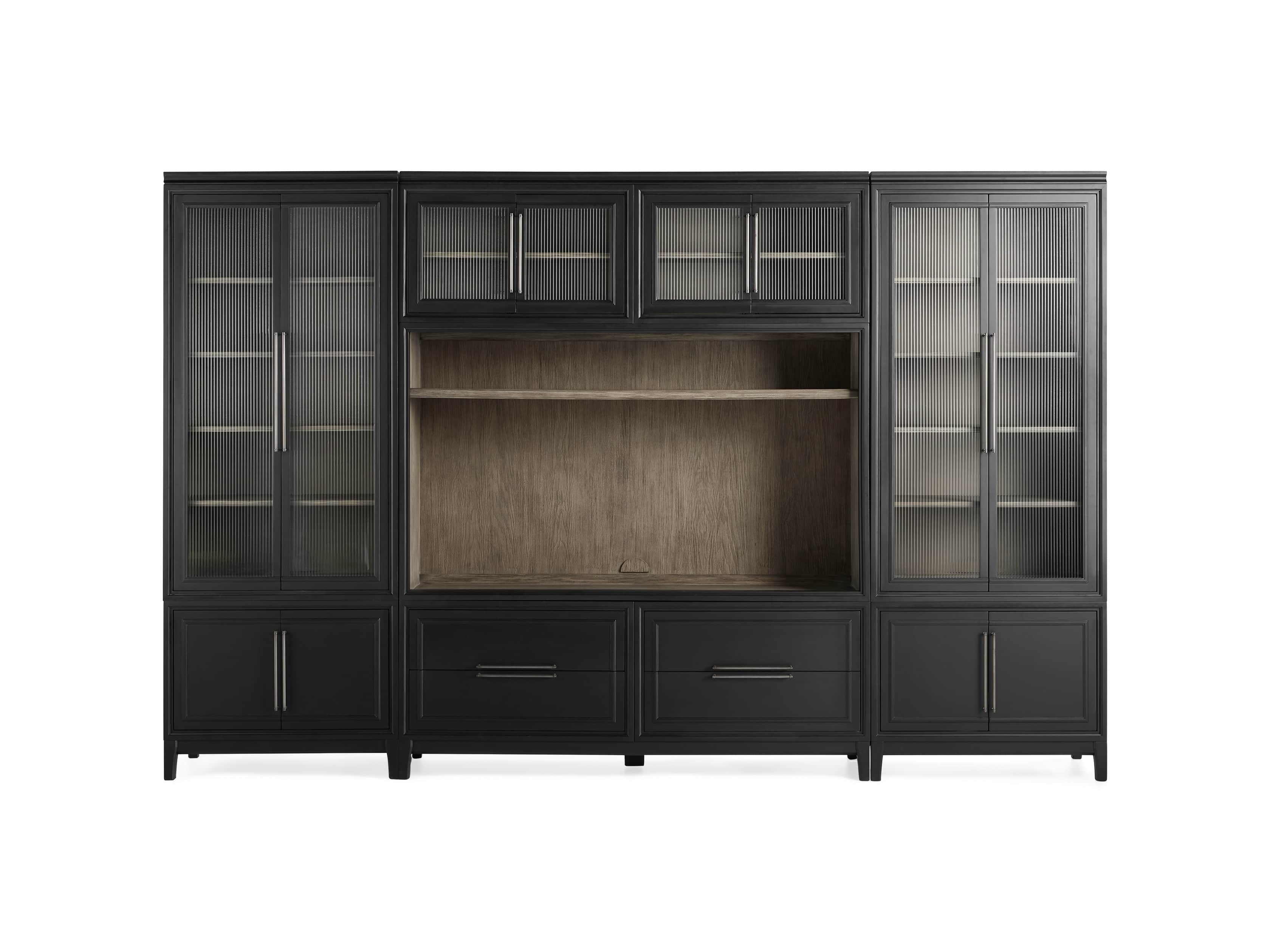 Rowan Modular 160" Wall Unit in Scoria Black