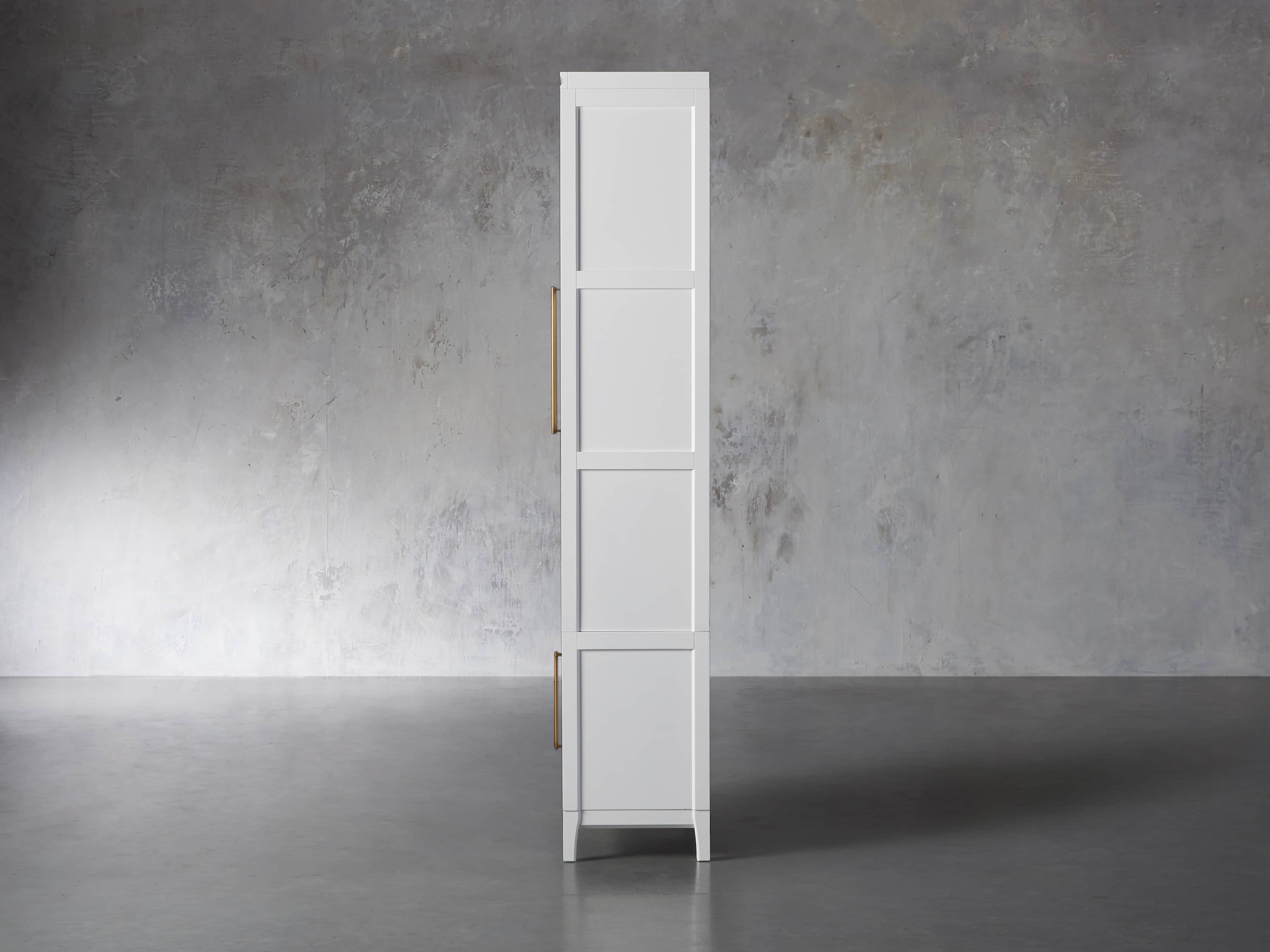 Rowan Beveled Glass-Double Door Cabinet in Cirrus, slide 3 of 5