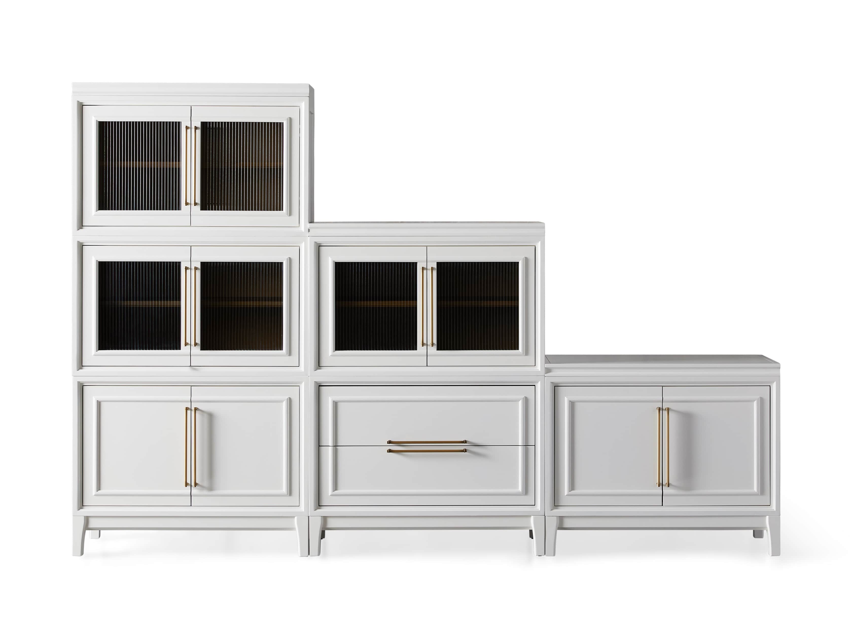 Rowan Modular 105" Descending Wall Unit in Cirrus, slide 12 of 12