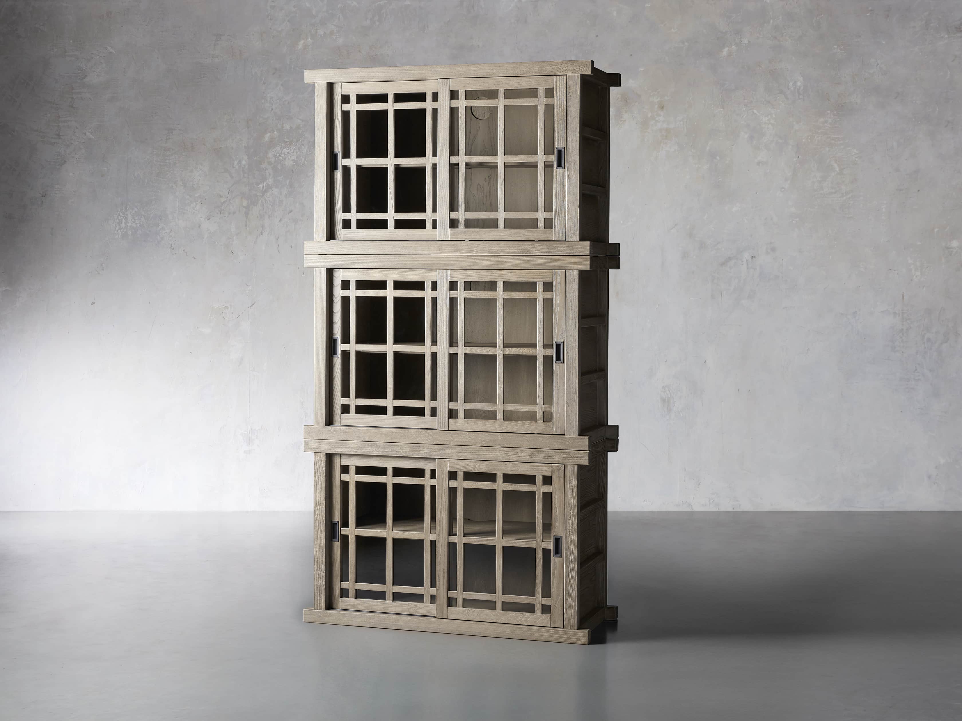 Spencer 48" Triple Cabinet in Shiitake, slide 2 of 4