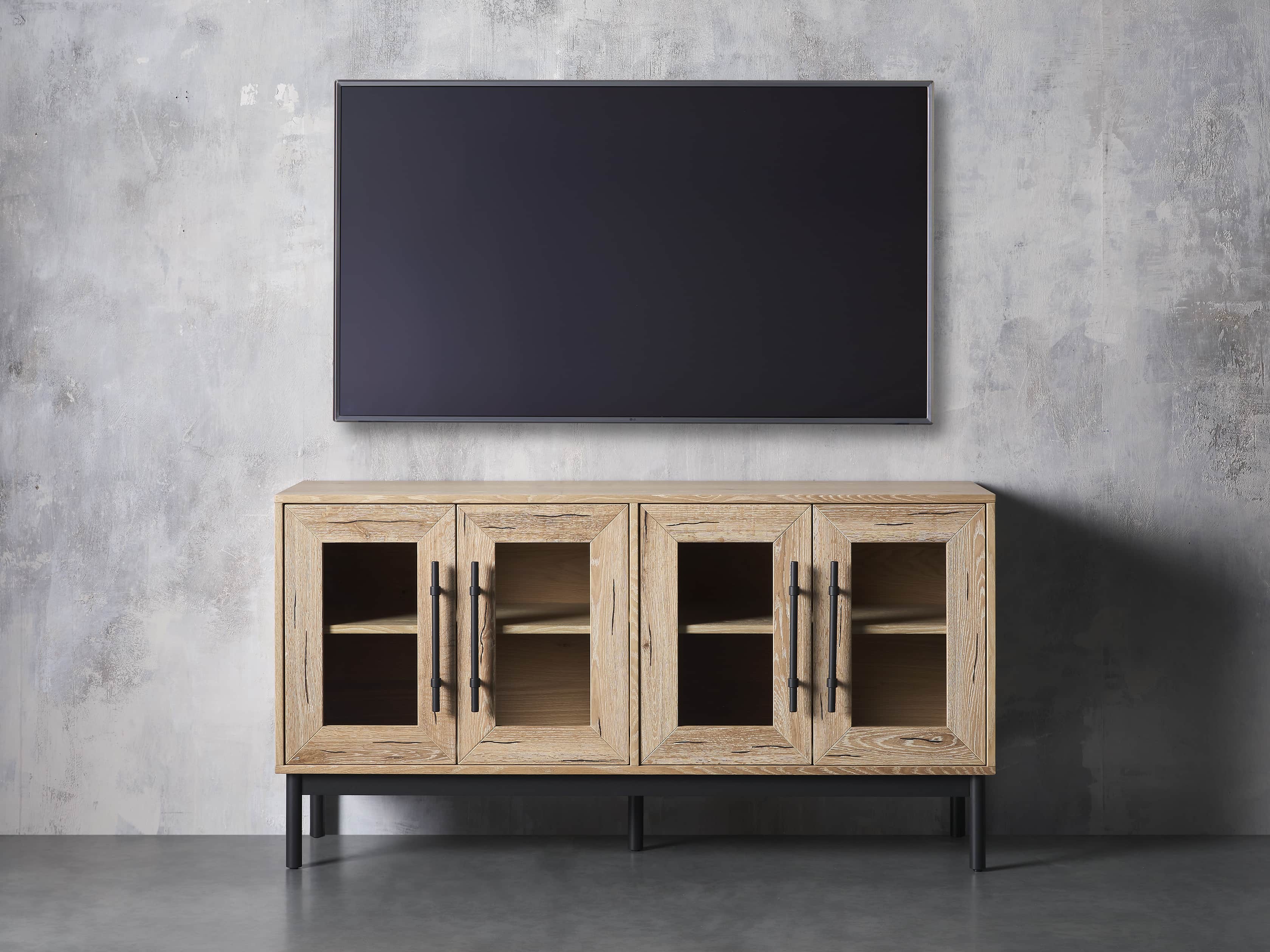 View the Sullivan Four Door Media Console