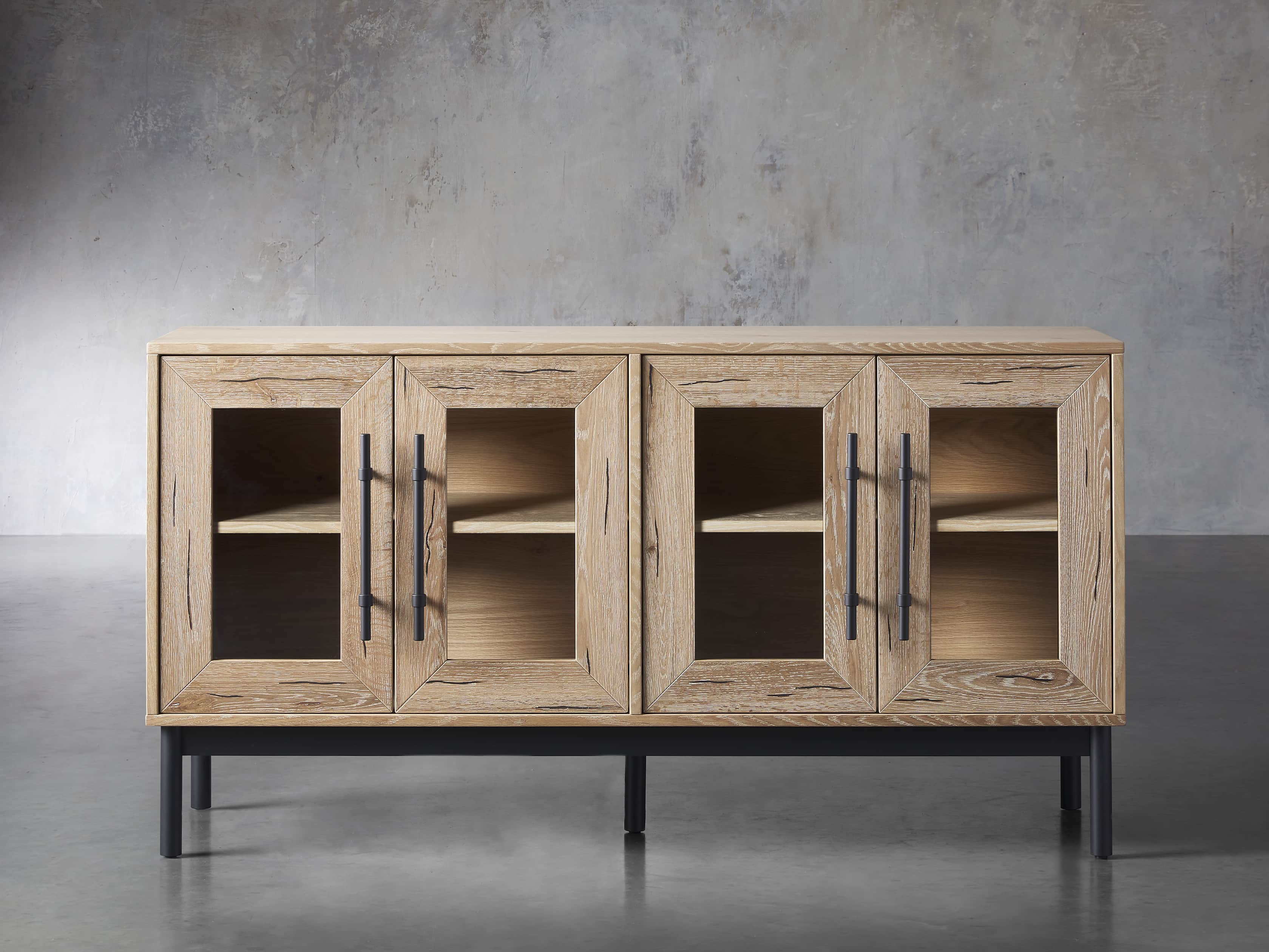 View the Sullivan Four Door Media Console | Variant: NORTHMAN SABLE