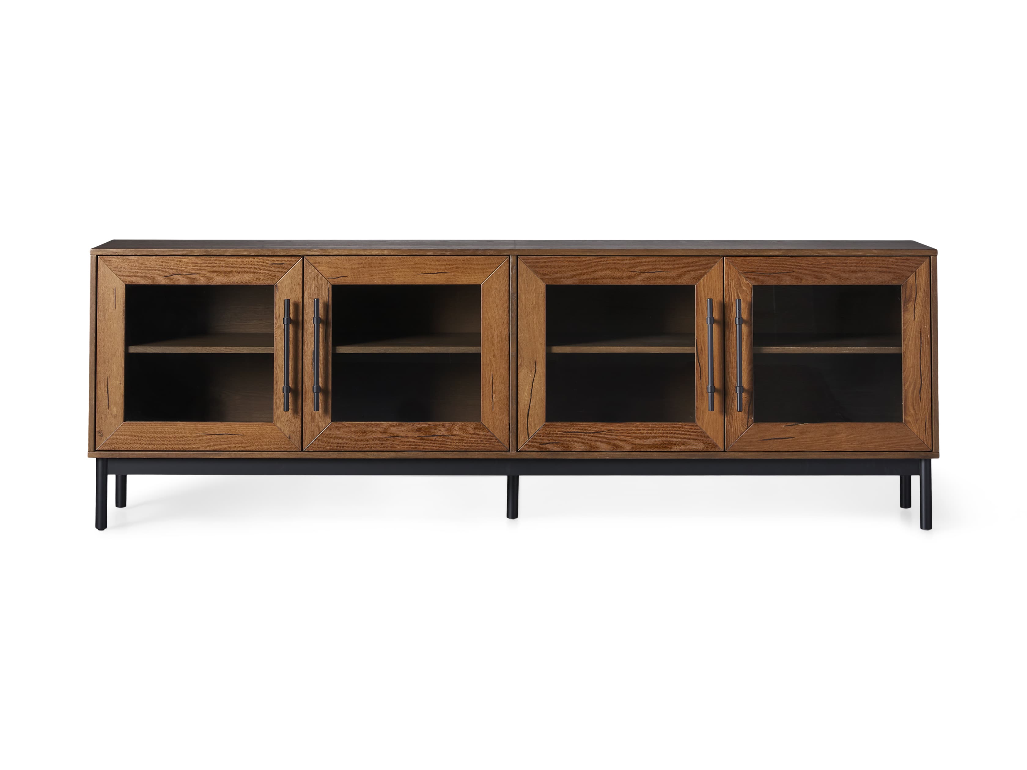 Sullivan 60" Media Console in Northman Oak, slide 5 of 5
