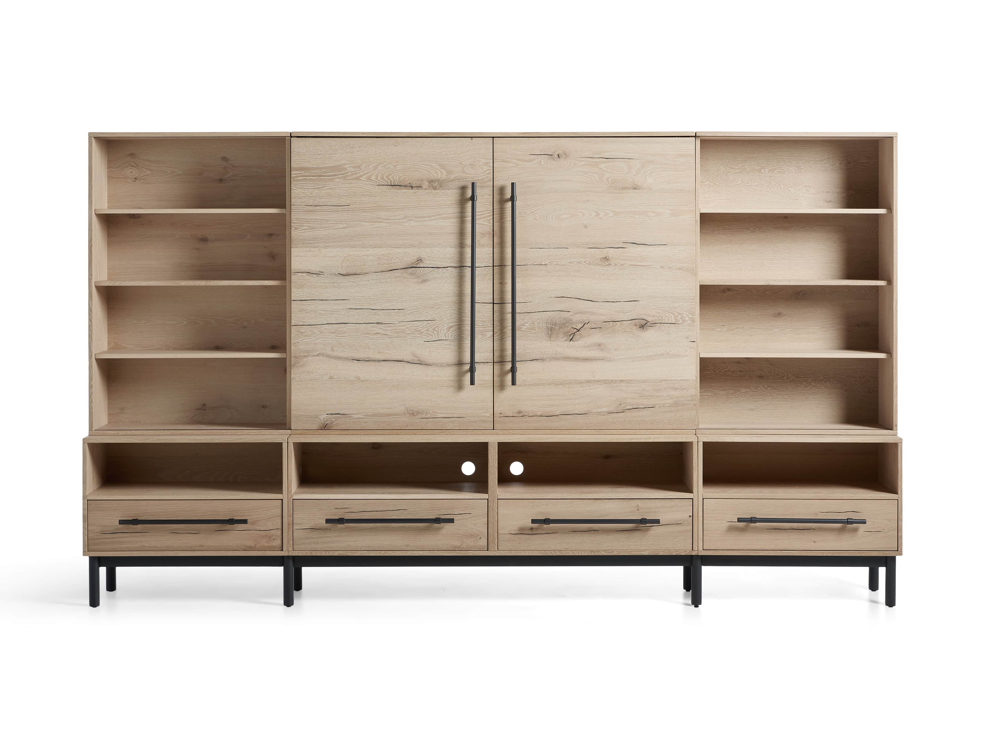 arhaus media wall unit