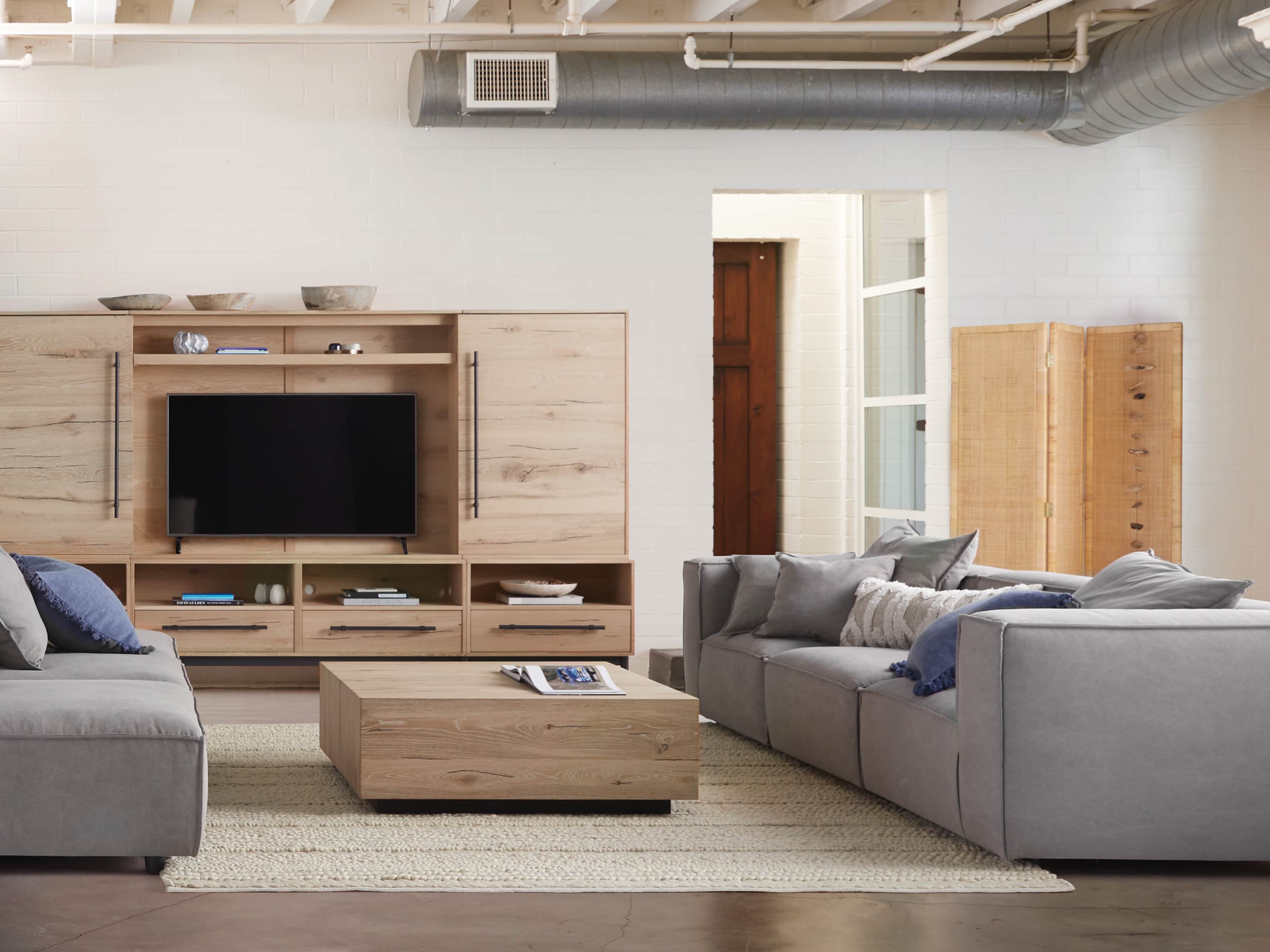 Sullivan 126" Wall Unit in Northman Sable, slide 10 of 13