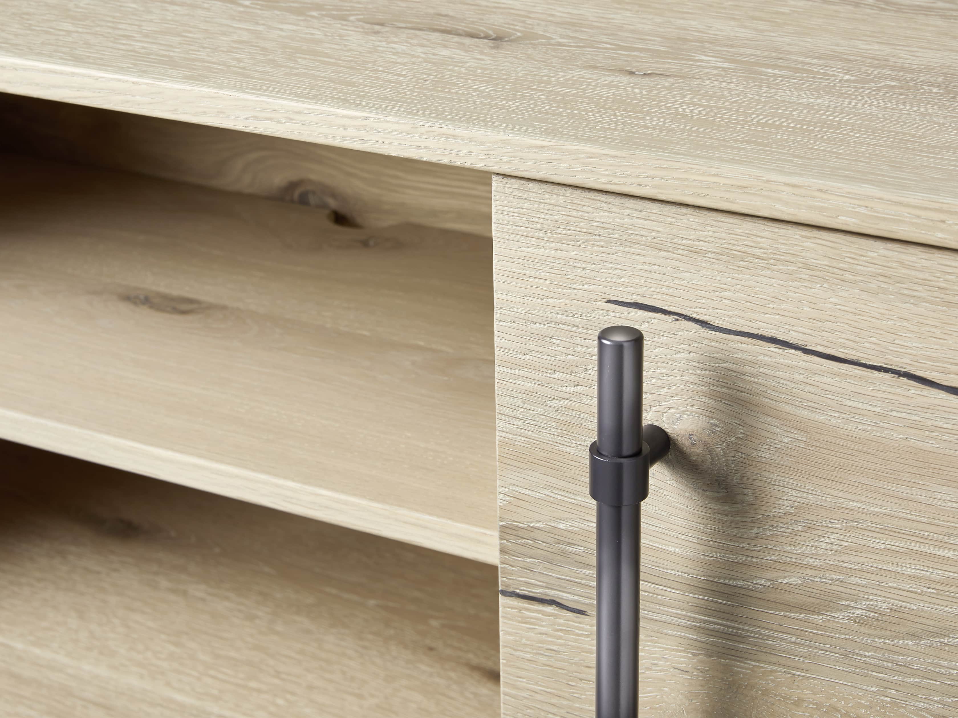Sullivan 80" Media Console in Northman Sable, slide 6 of 10