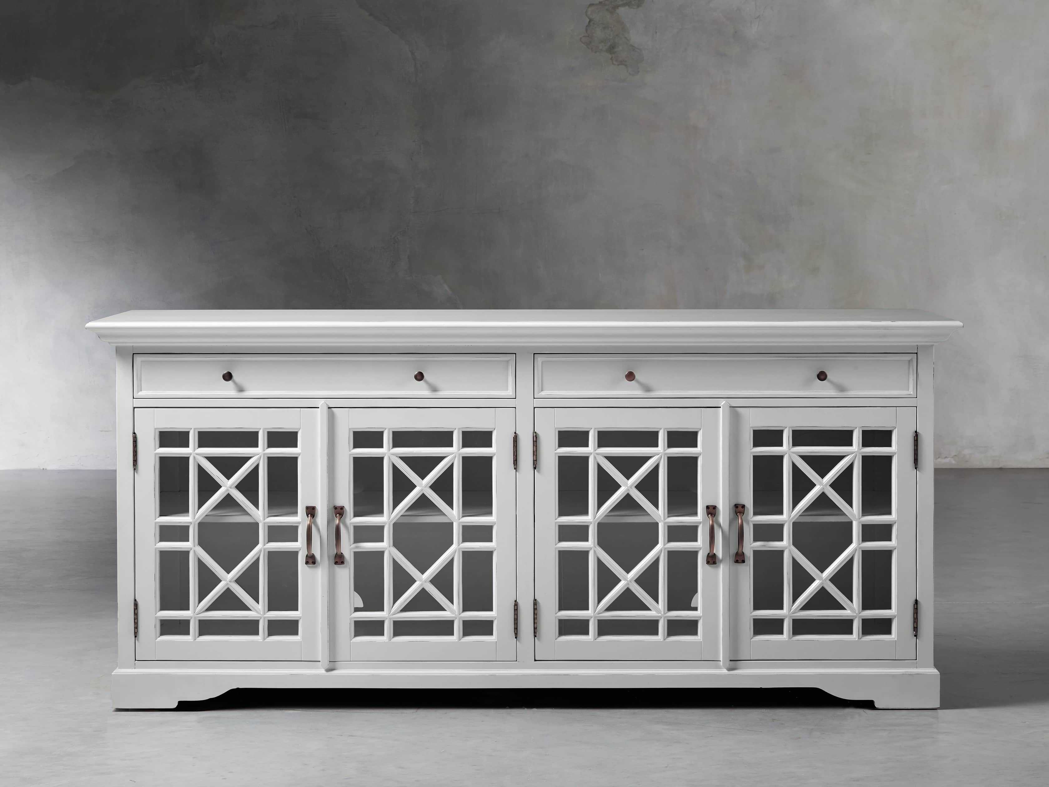 Taja Belle Media Cabinet in Nimbus, slide 1 of 7