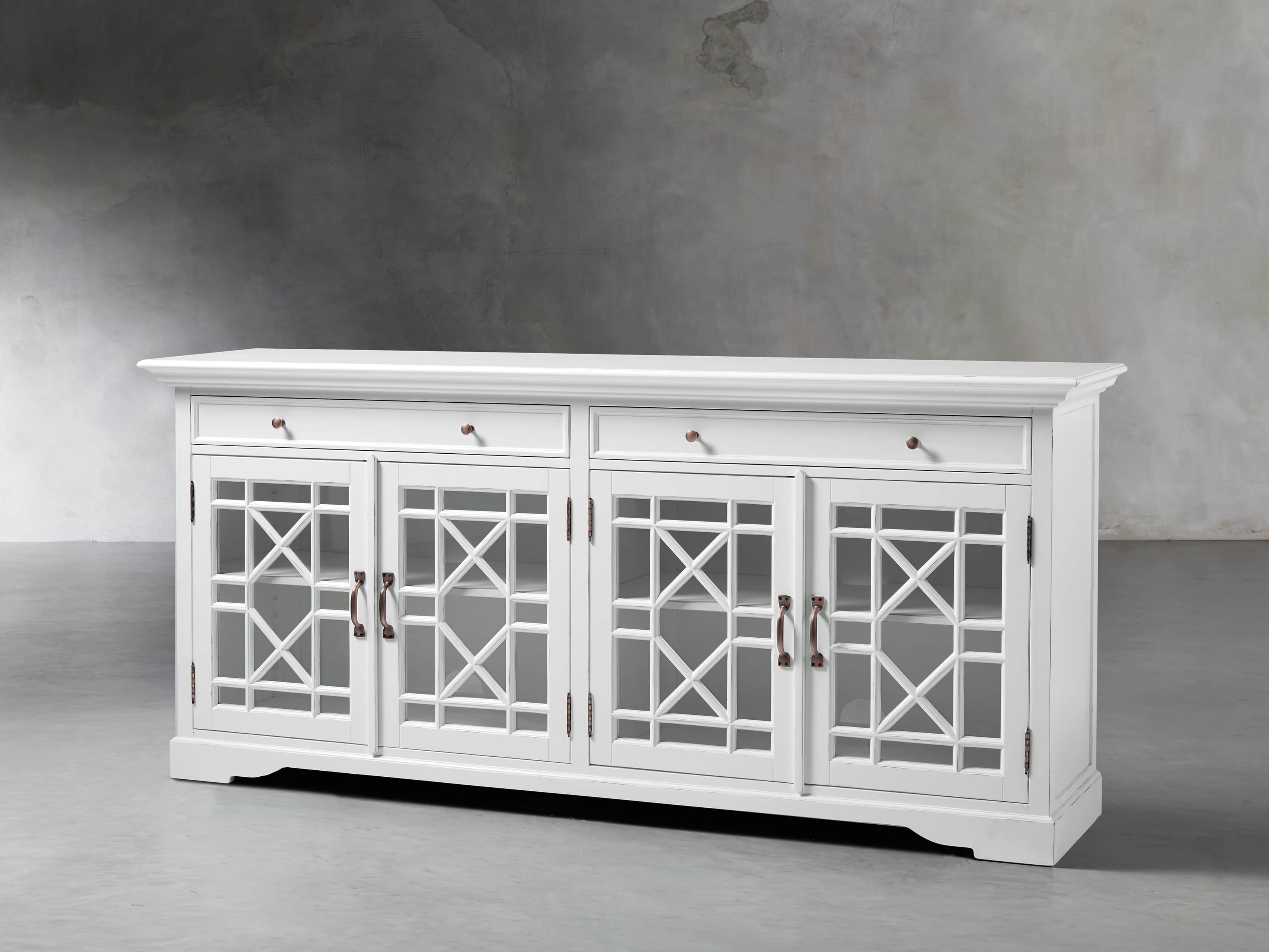 Taja Belle Media Cabinet in Nimbus, slide 2 of 7