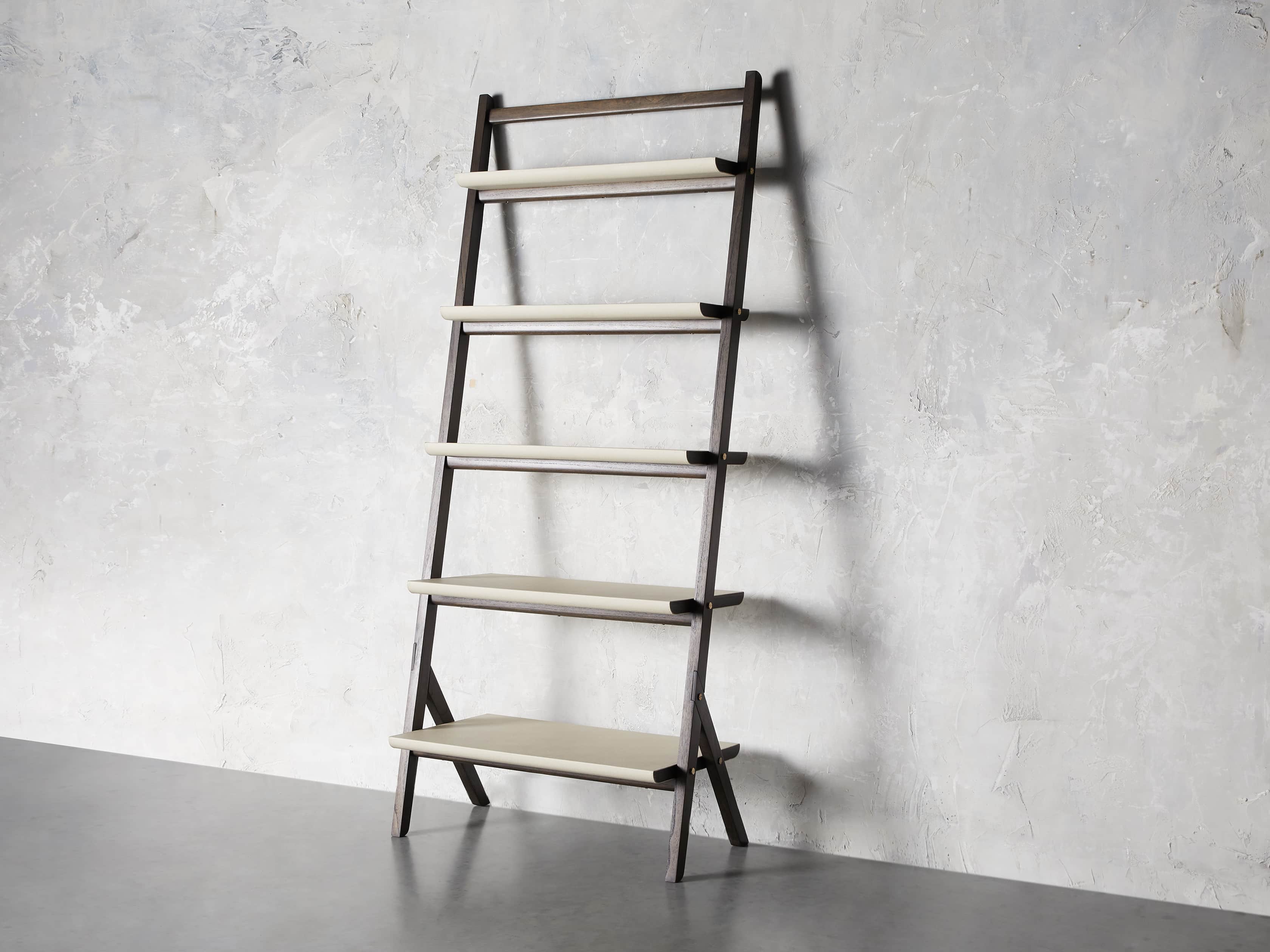 Torre 37" Bookcase in Cream, slide 2 of 8