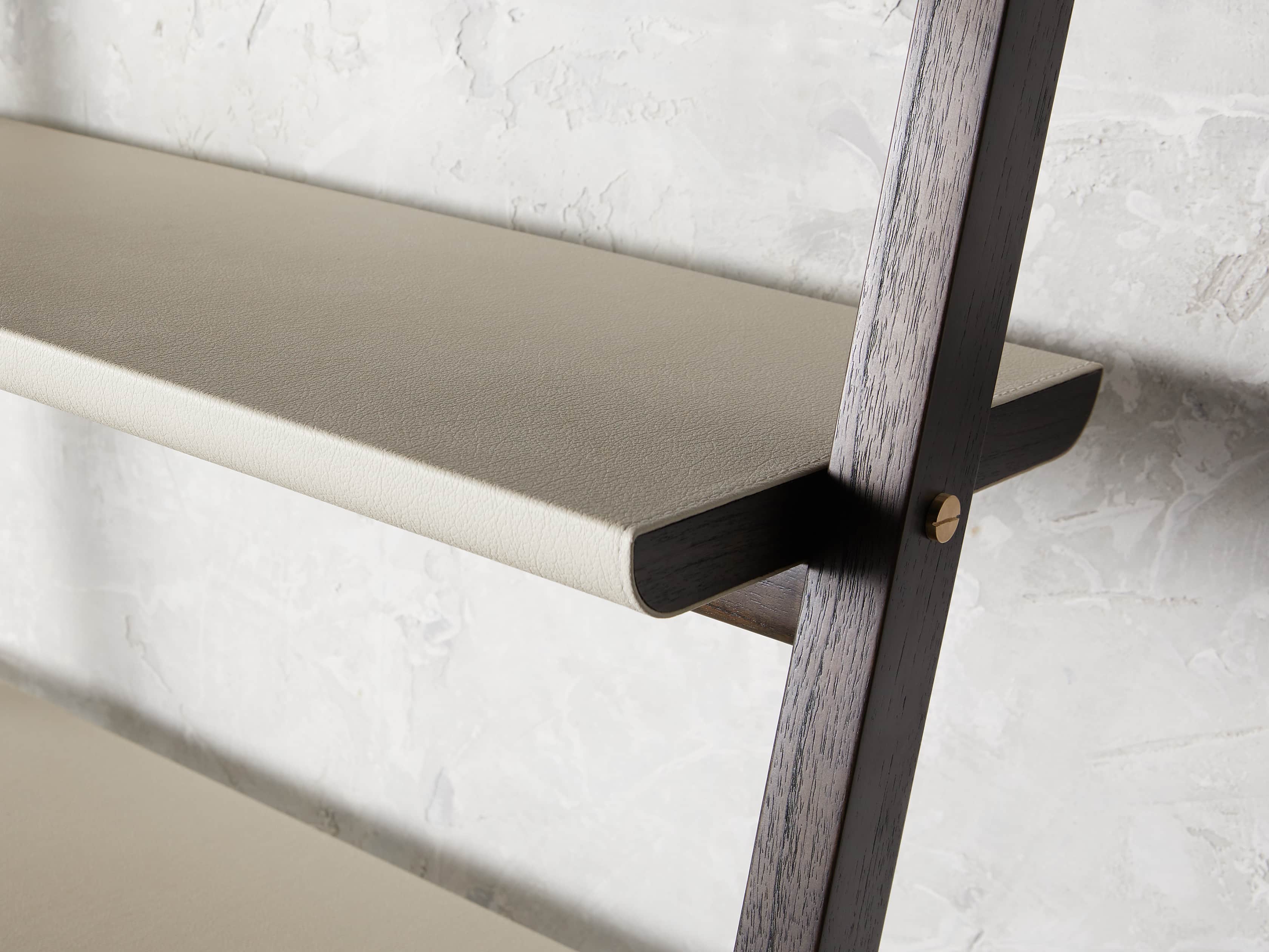 Torre 37" Bookcase in Cream, slide 3 of 8