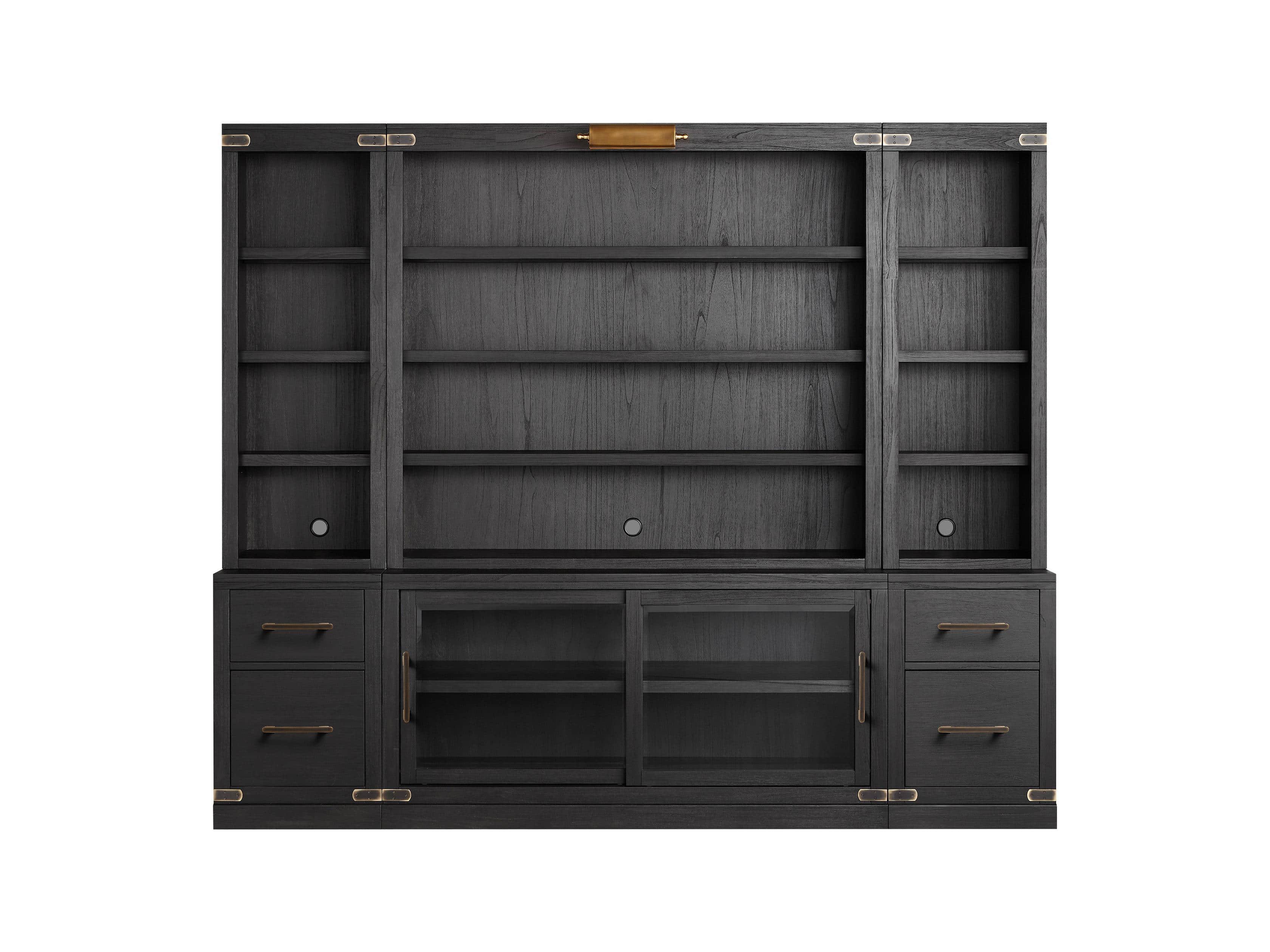 Tremont Modular 100” Wall Unit in Dry Branch Black
