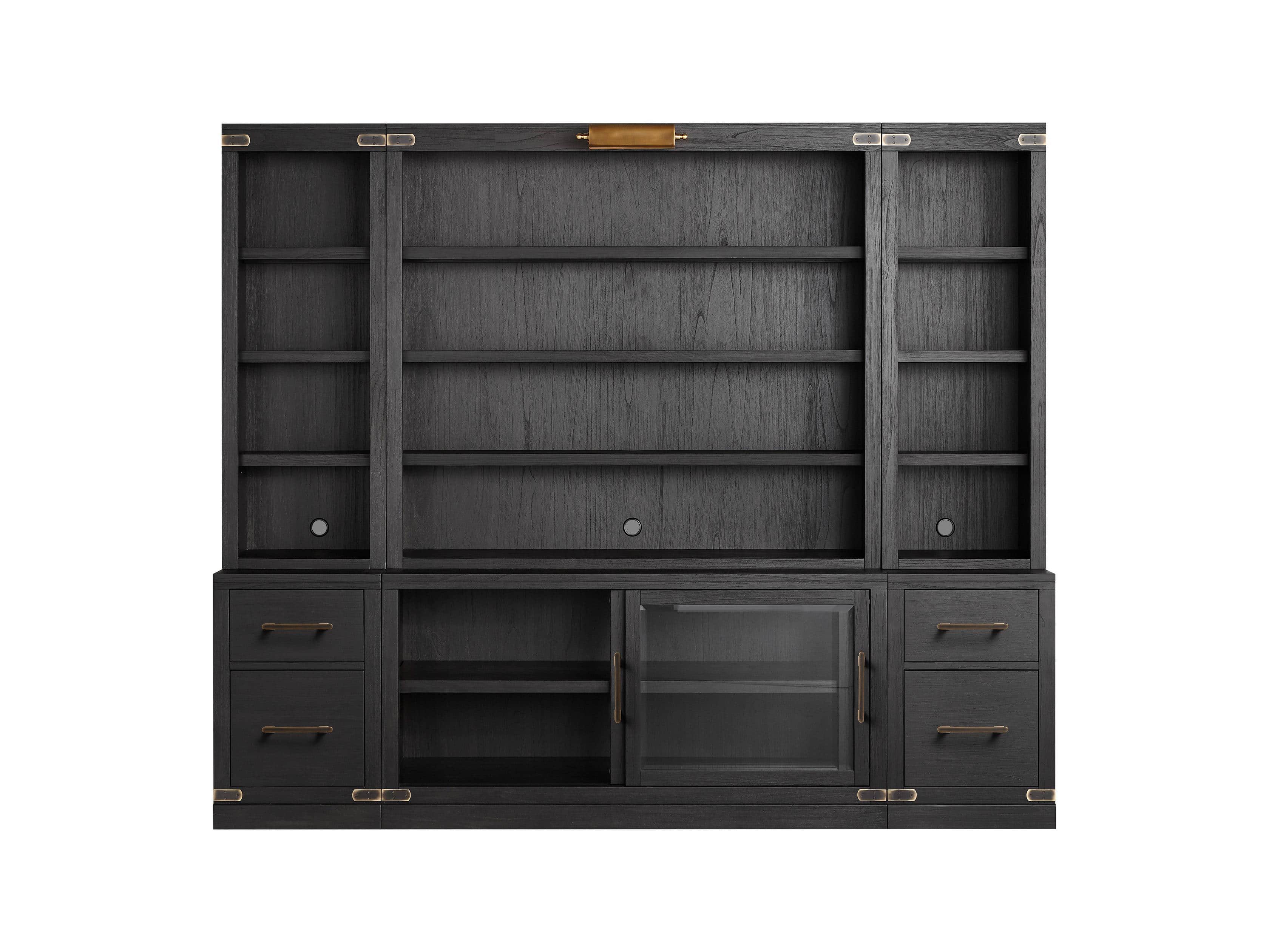 Tremont Modular 100” Wall Unit in Dry Branch Black
