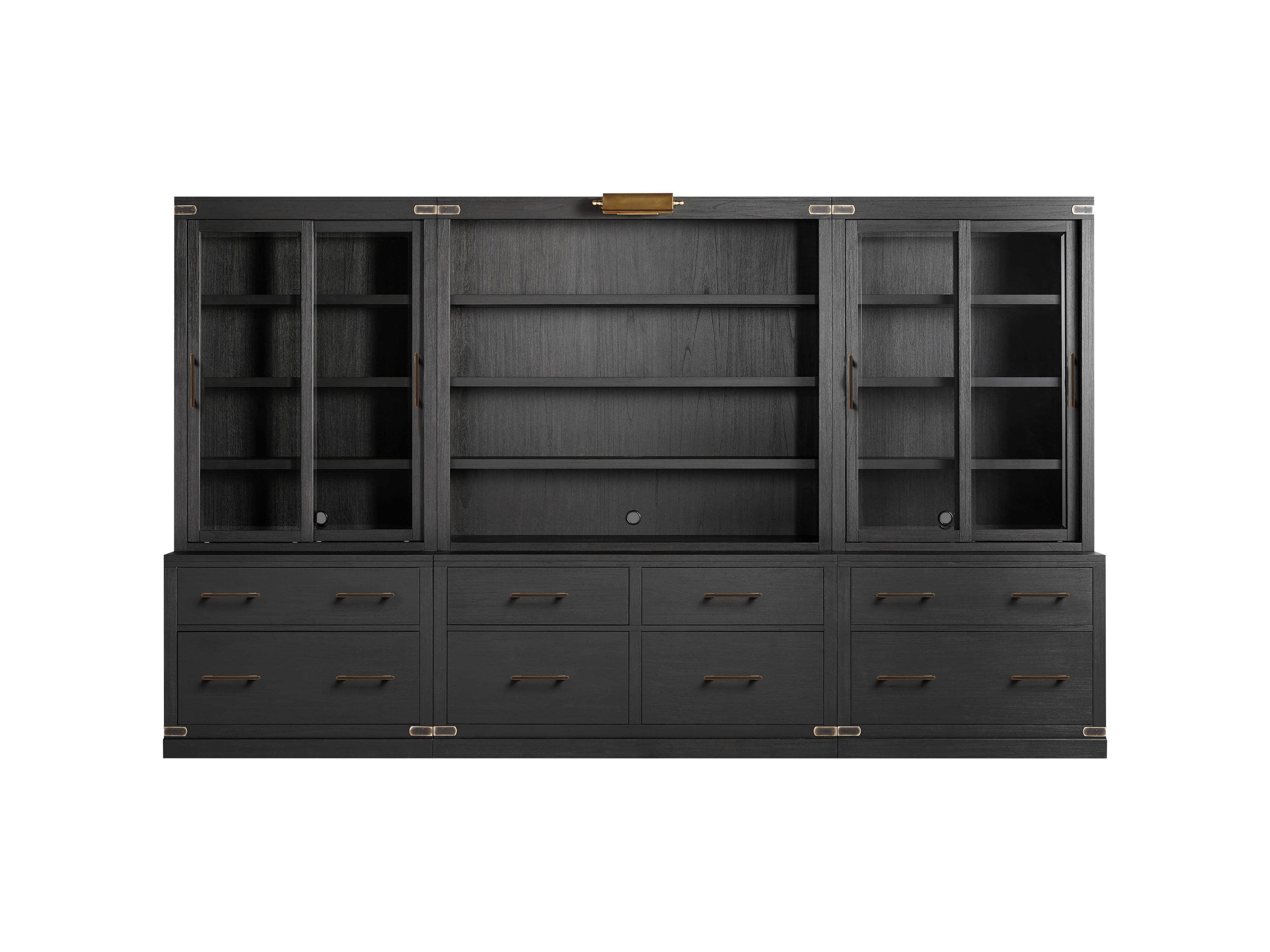 Tremont Modular 140” Wall Unit in Dry Branch Black