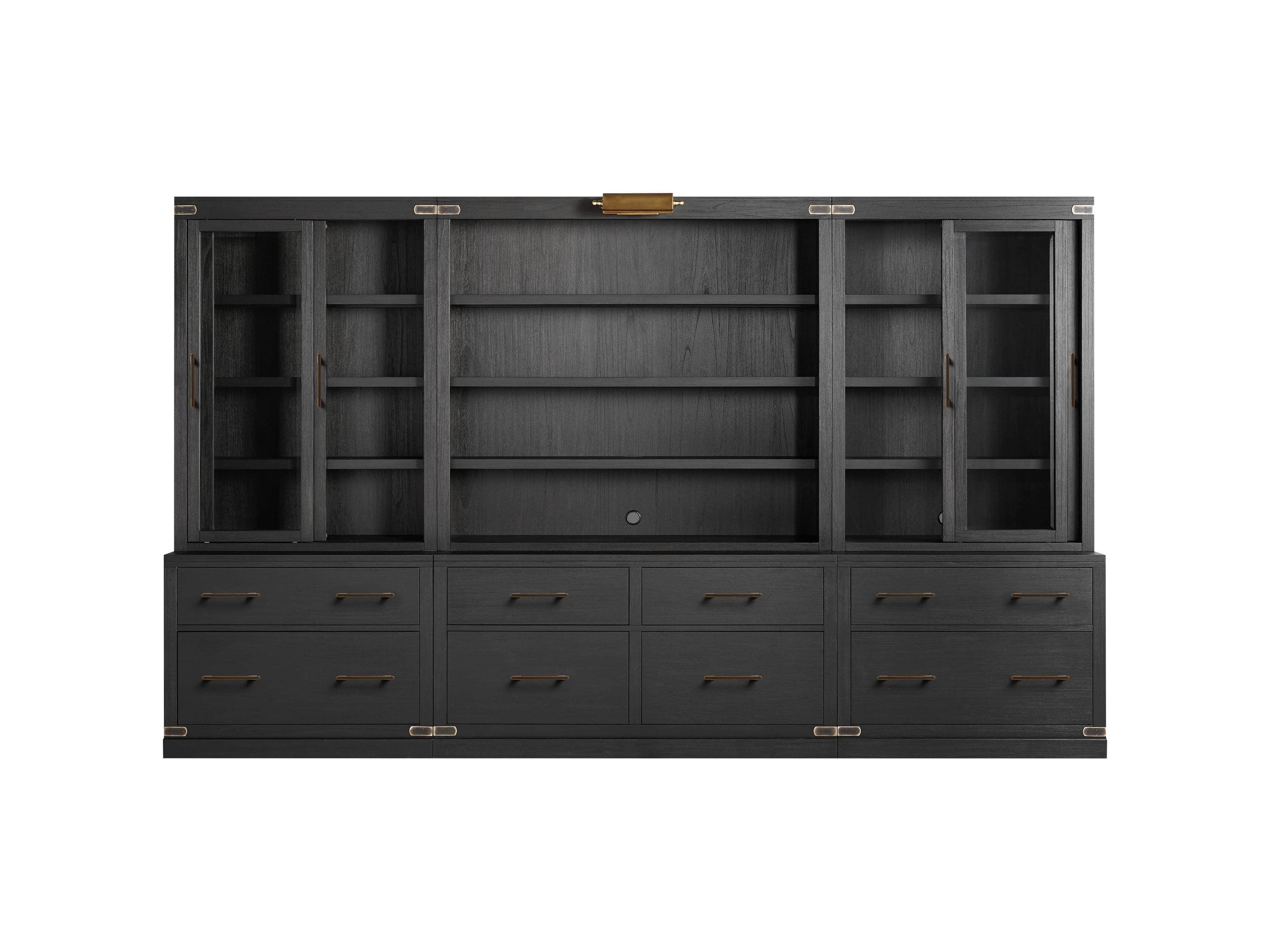 Tremont Modular 140” Wall Unit in Dry Branch Black