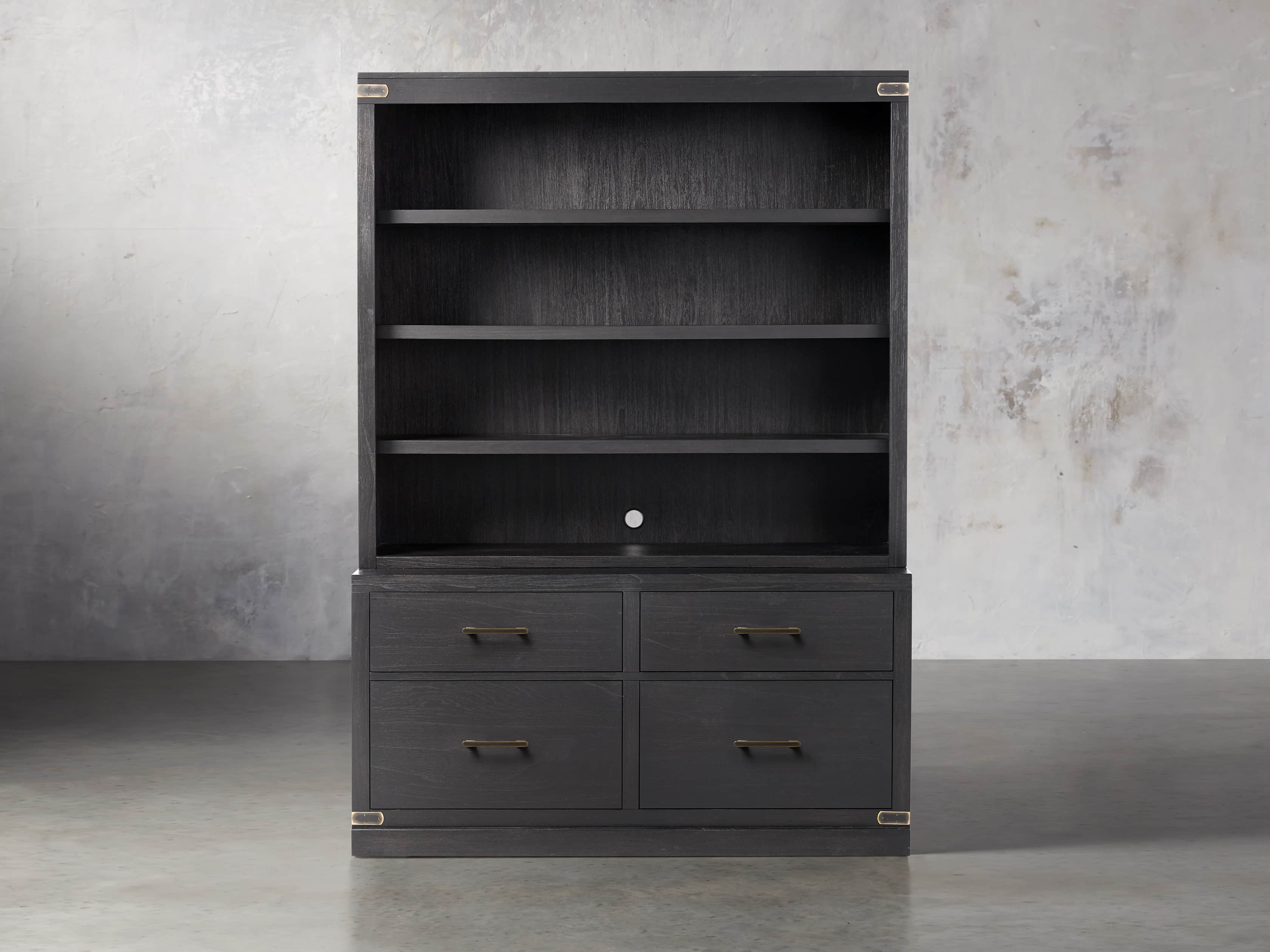 Tremont Modular Bookcase with File Base Arhaus