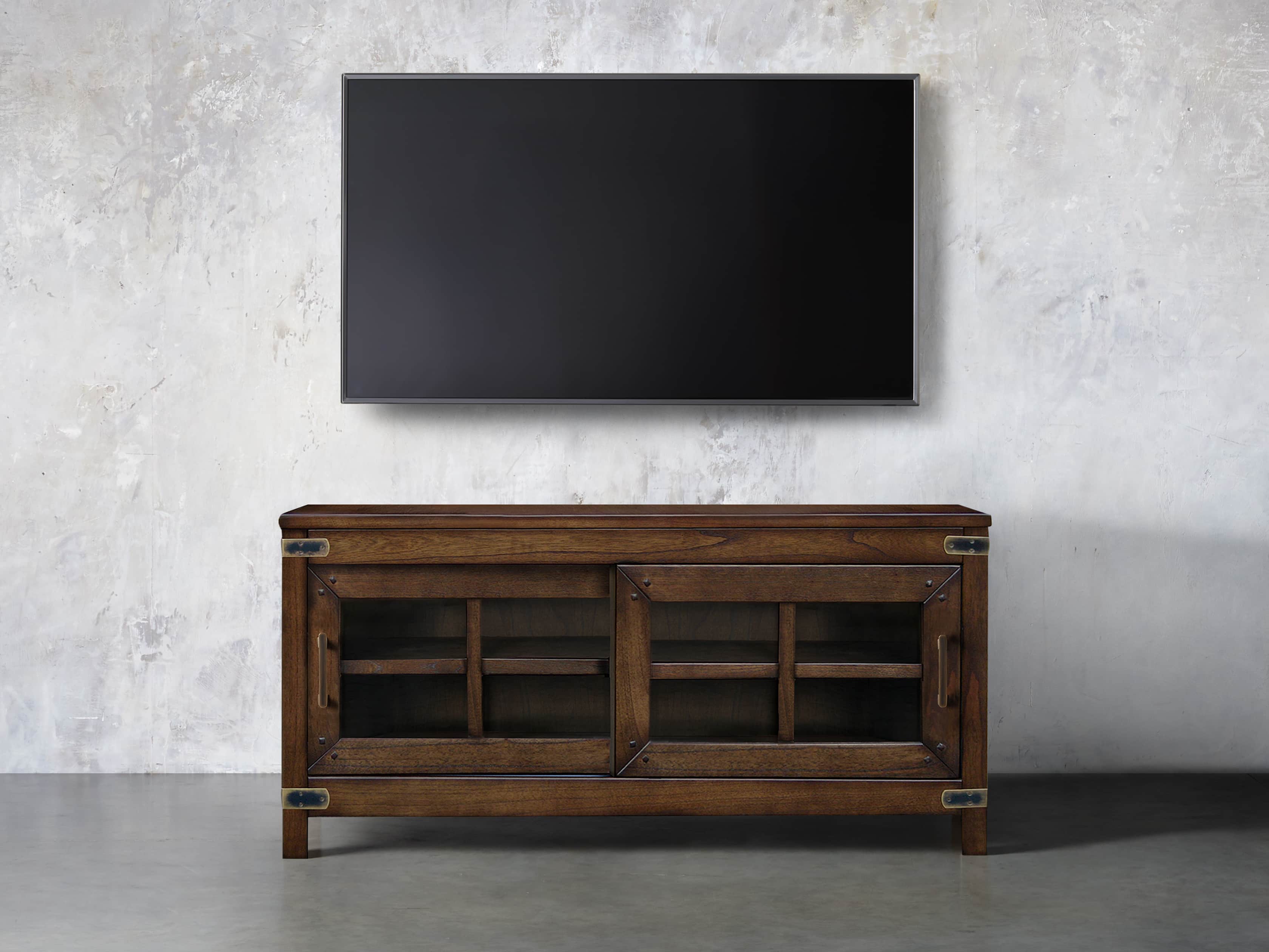 Tremont Small Media Console In Midnight Java