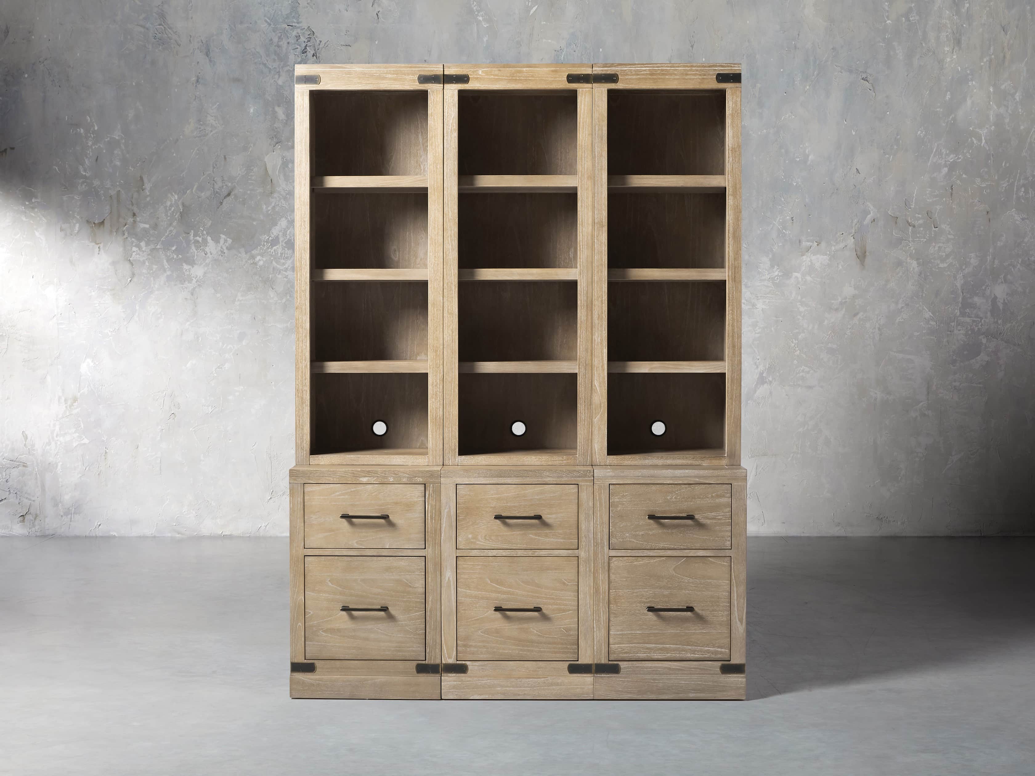 bookcases arhaus reg