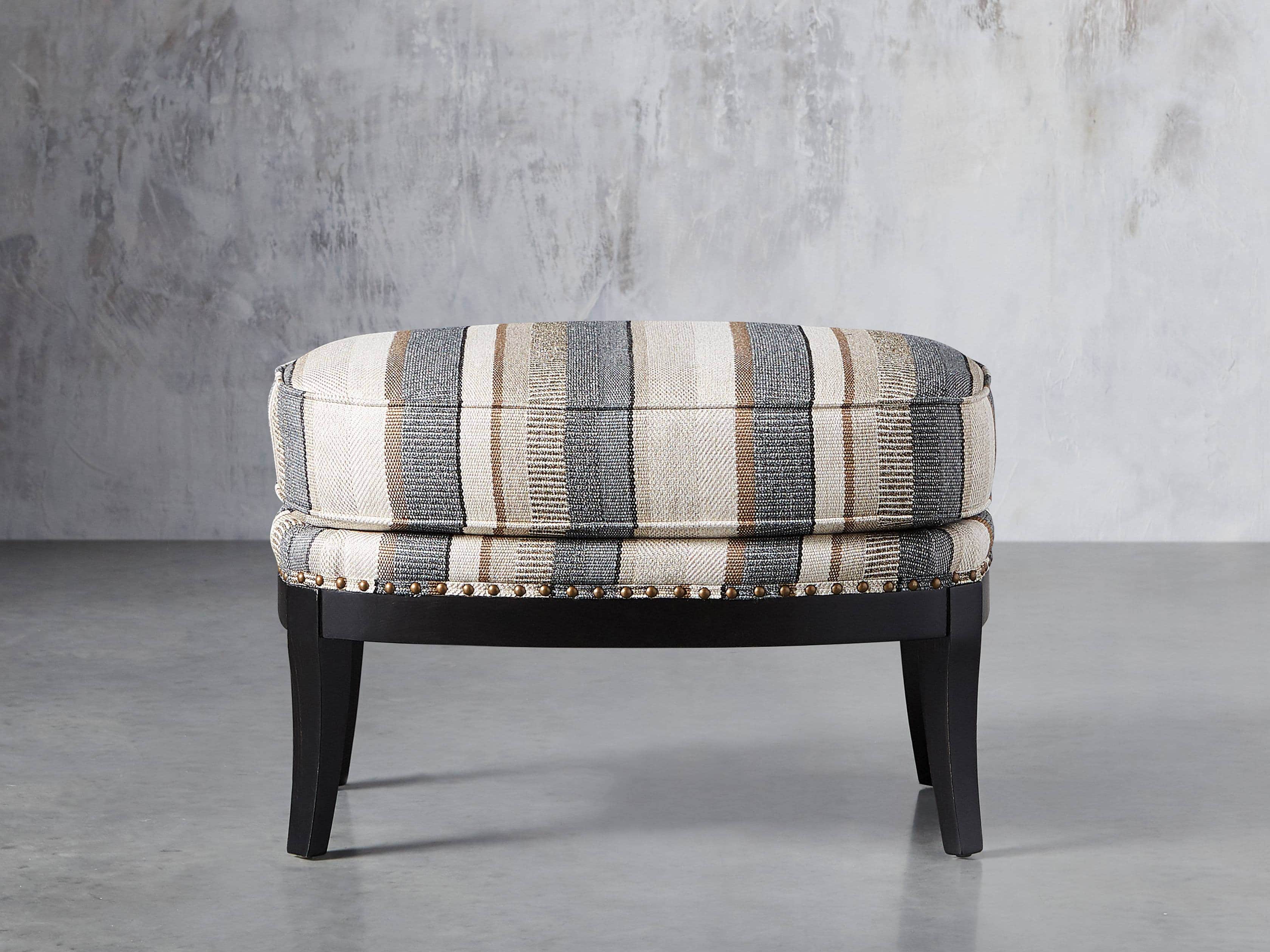 Portsmouth Upholstered 29" Ottoman in Amarillo Graphite, slide 1 of 7