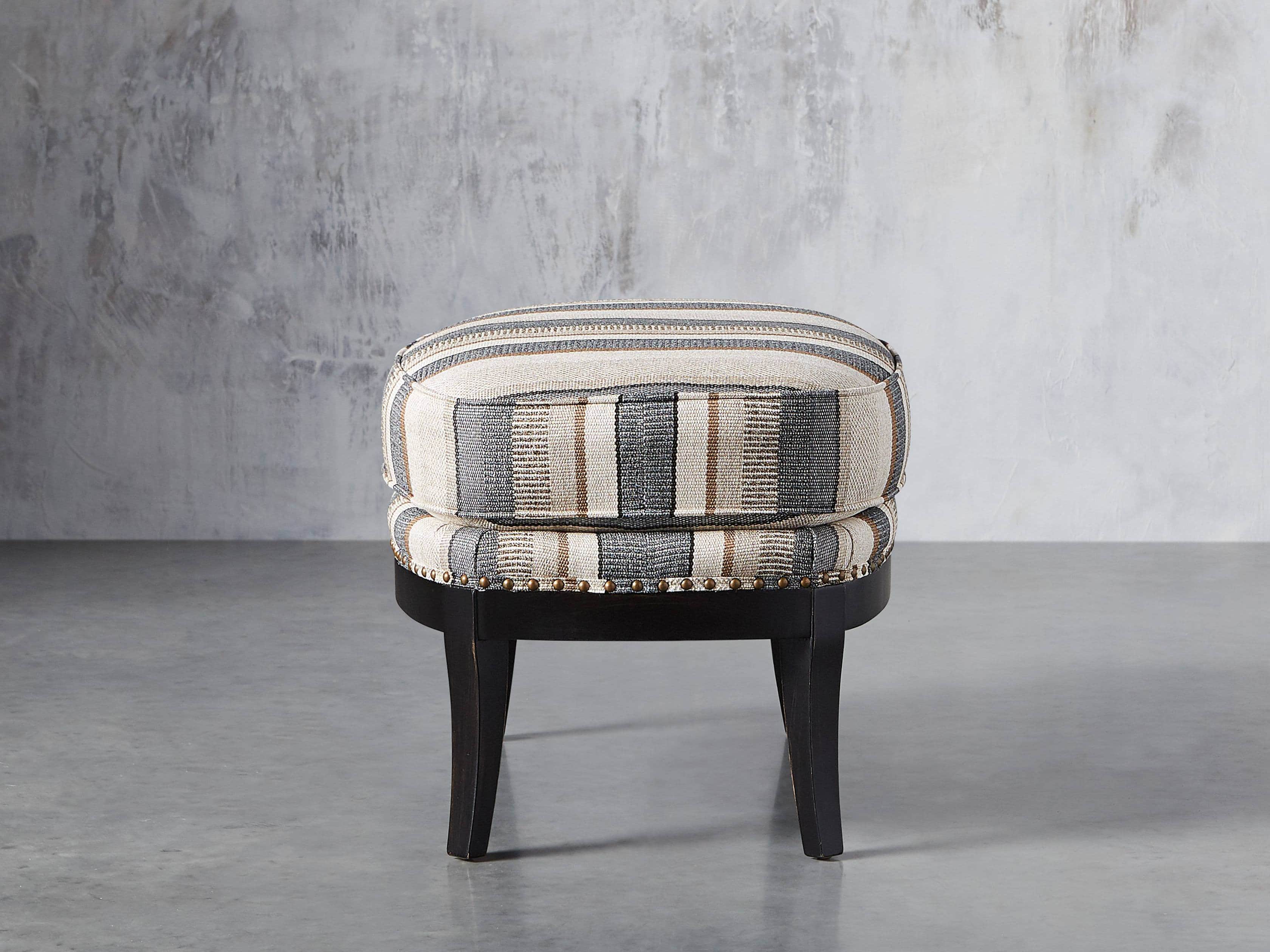Portsmouth Upholstered 29" Ottoman in Amarillo Graphite, slide 3 of 7