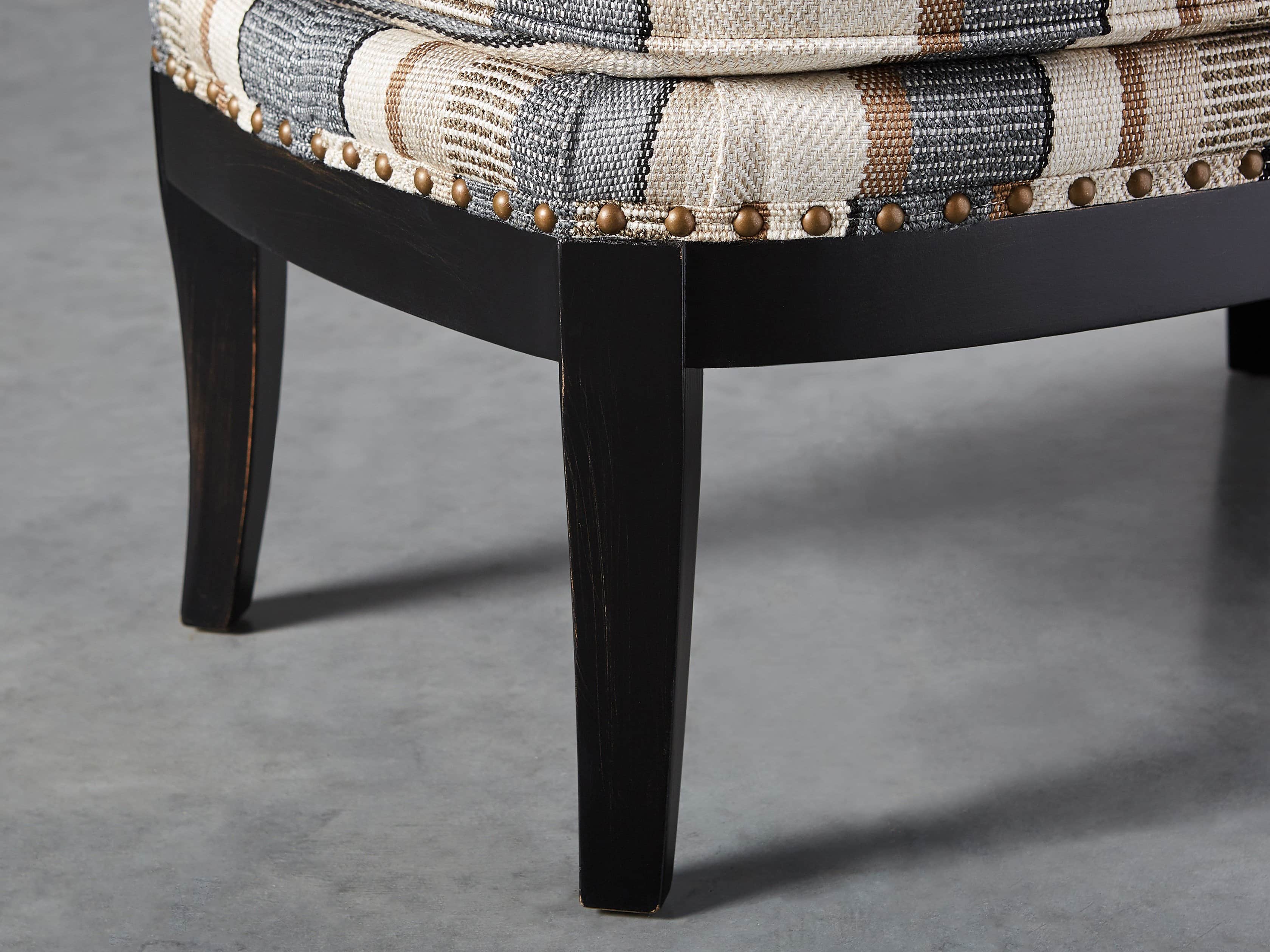Portsmouth Upholstered 29" Ottoman in Amarillo Graphite, slide 4 of 7