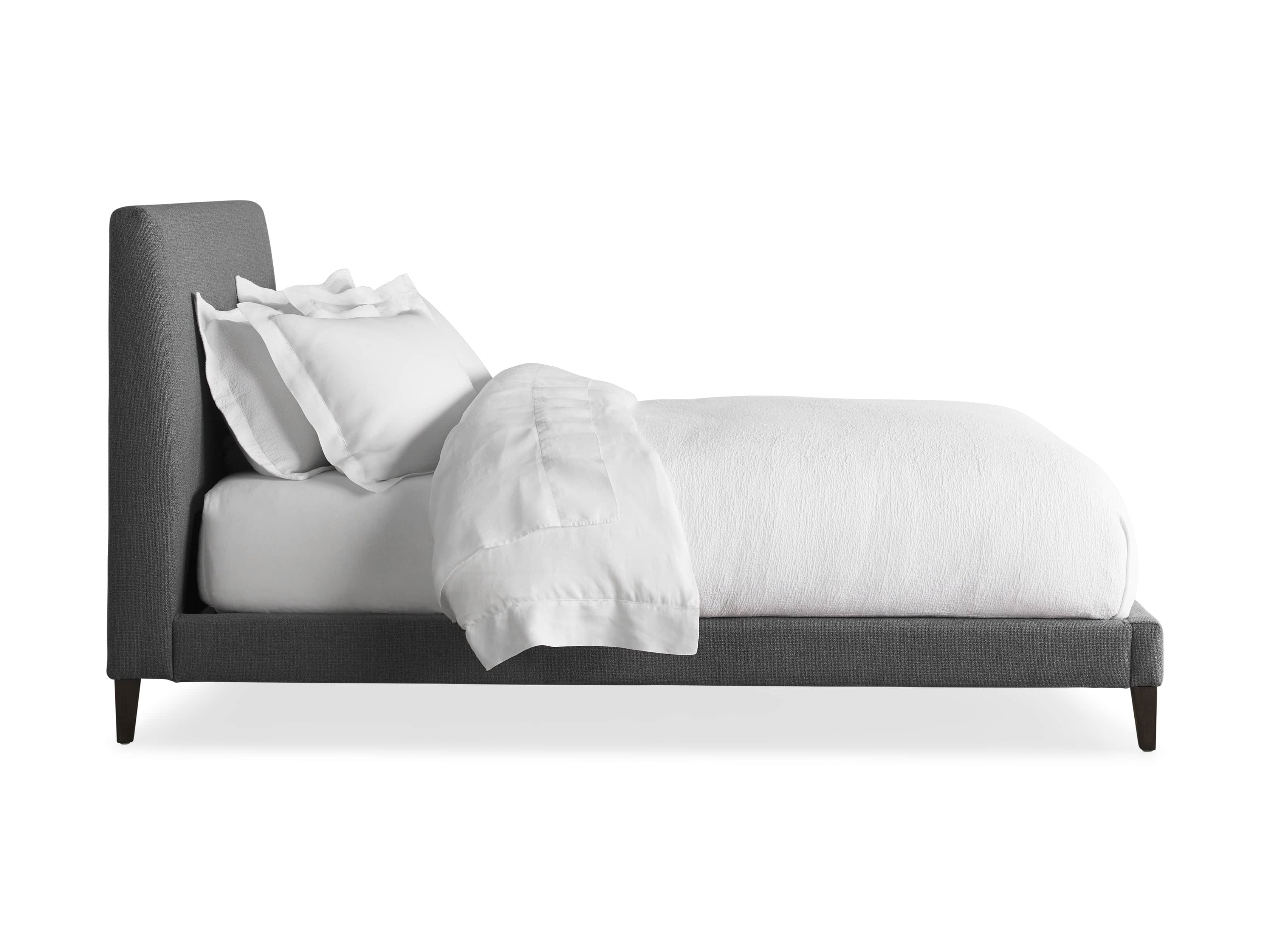 Beck King Bed in Moto Flannel and Shadow, slide 7 of 7
